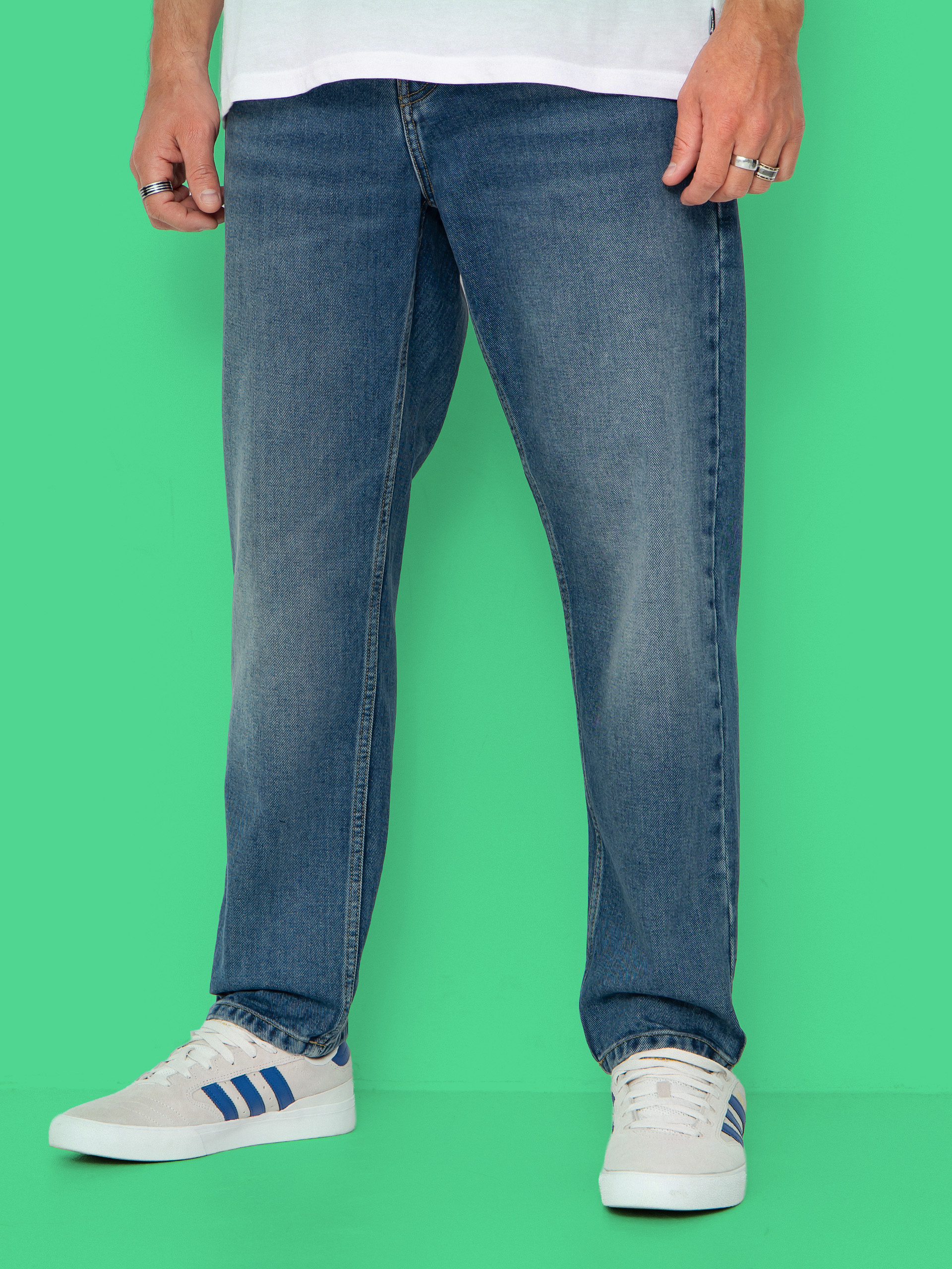 Spodnie Carhartt WIP Newel (blue/dark used wash)