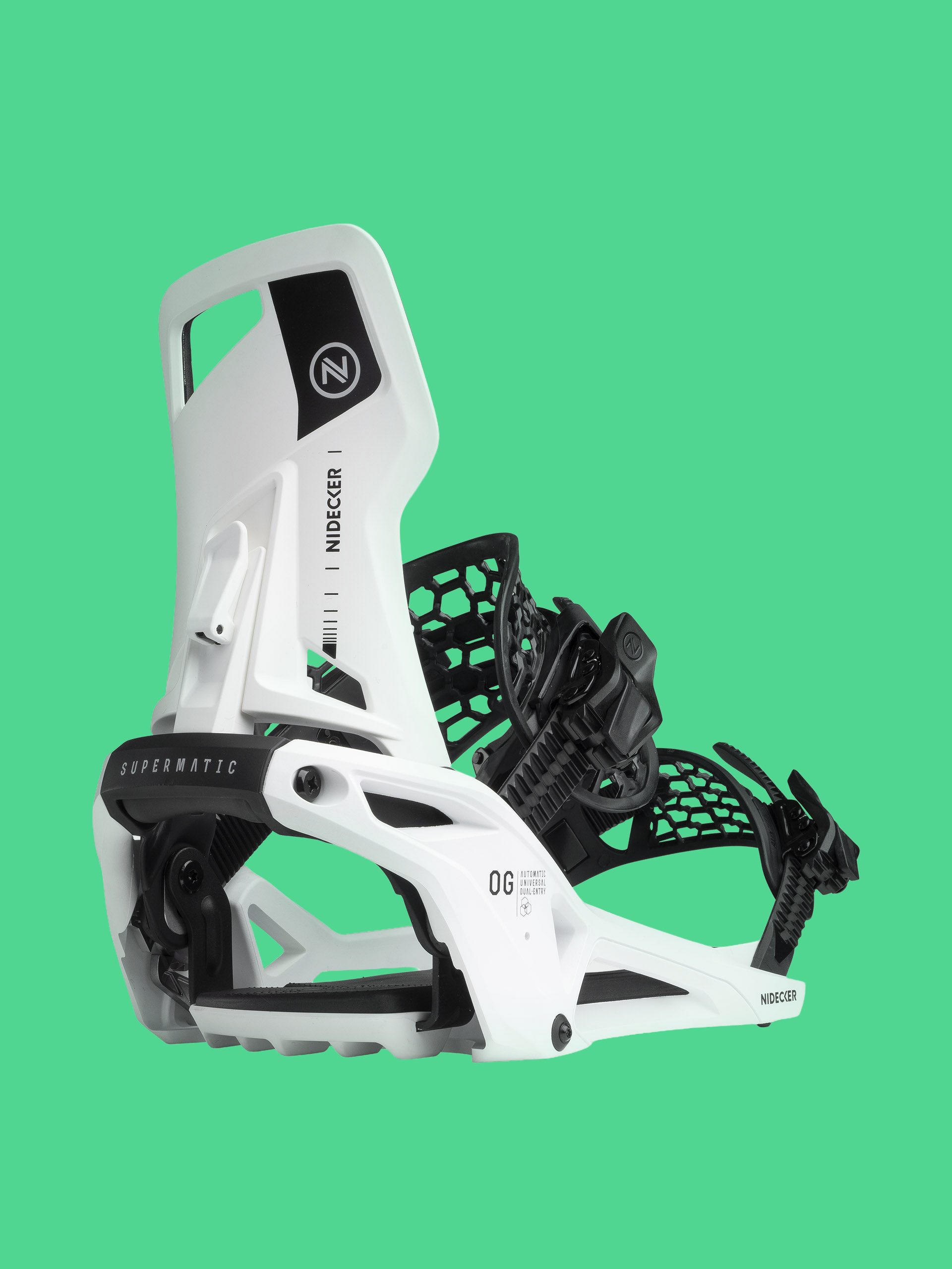 Wiązania snowboardowe Nidecker Og Supermatic (white)