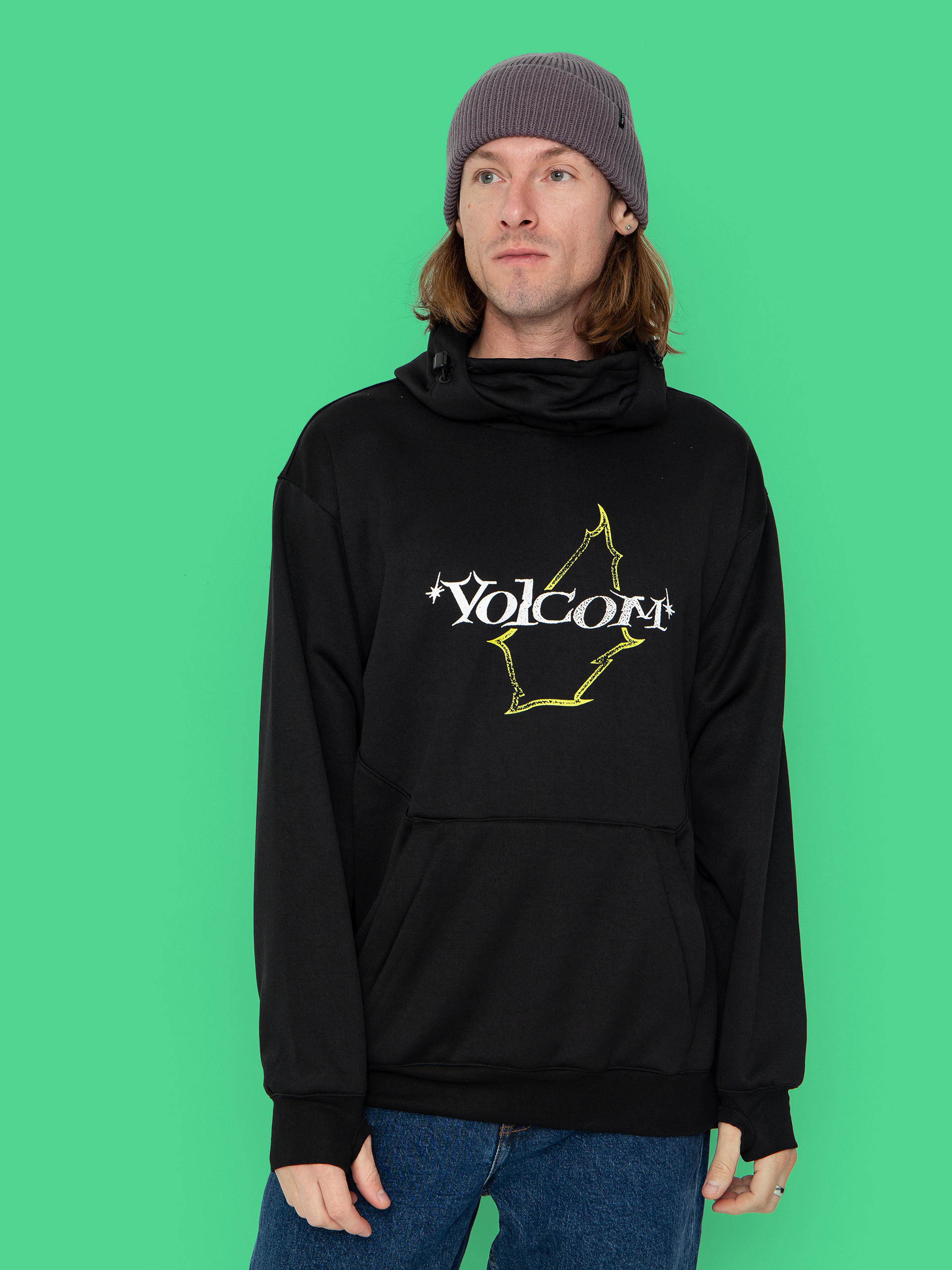 Bluza z kapturem Volcom Hydro Riding HD (black)