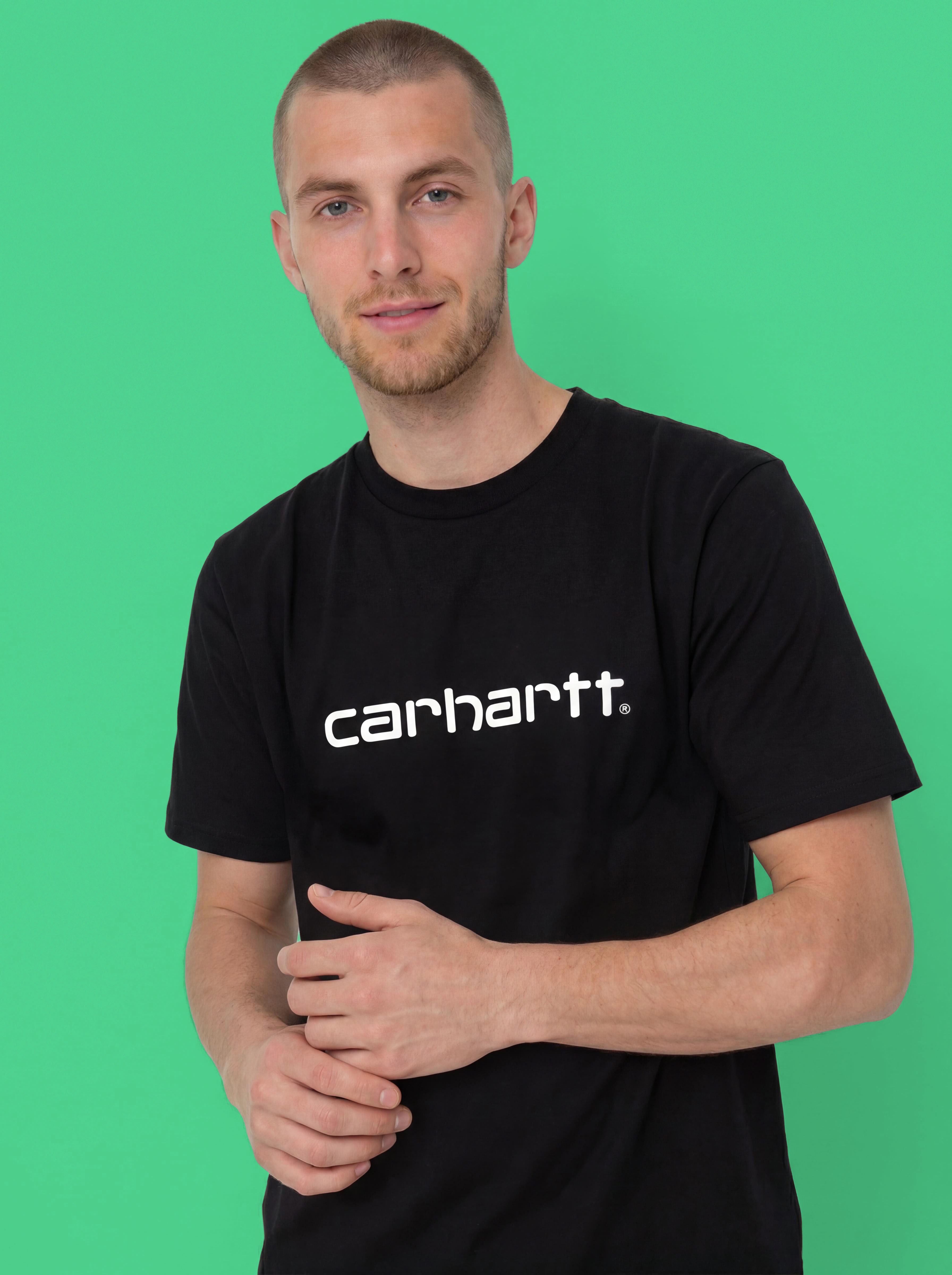 T-shirt Carhartt WIP Script (black/white)