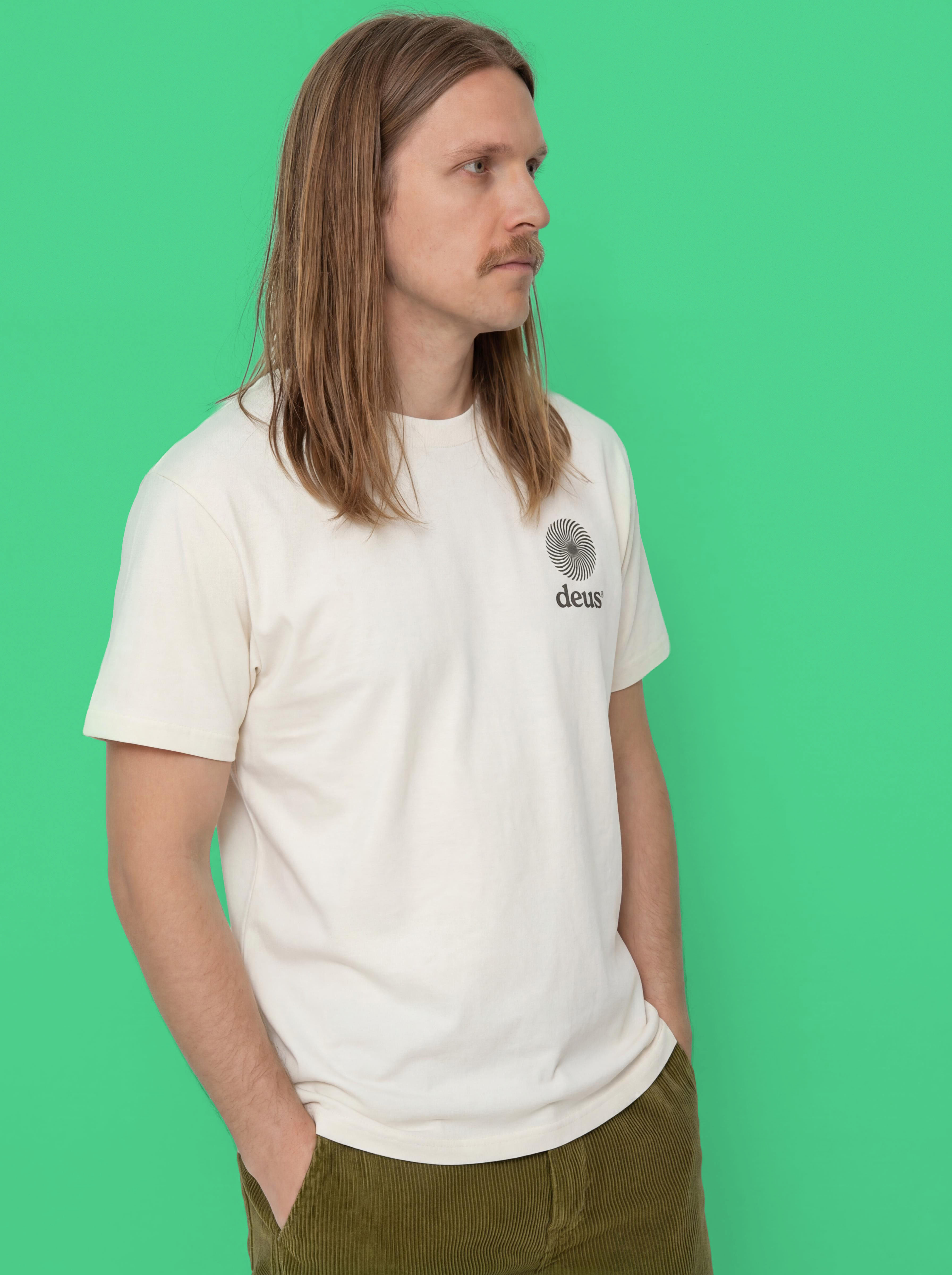 T-shirt Deus Ex Machina Strata (dirty white)