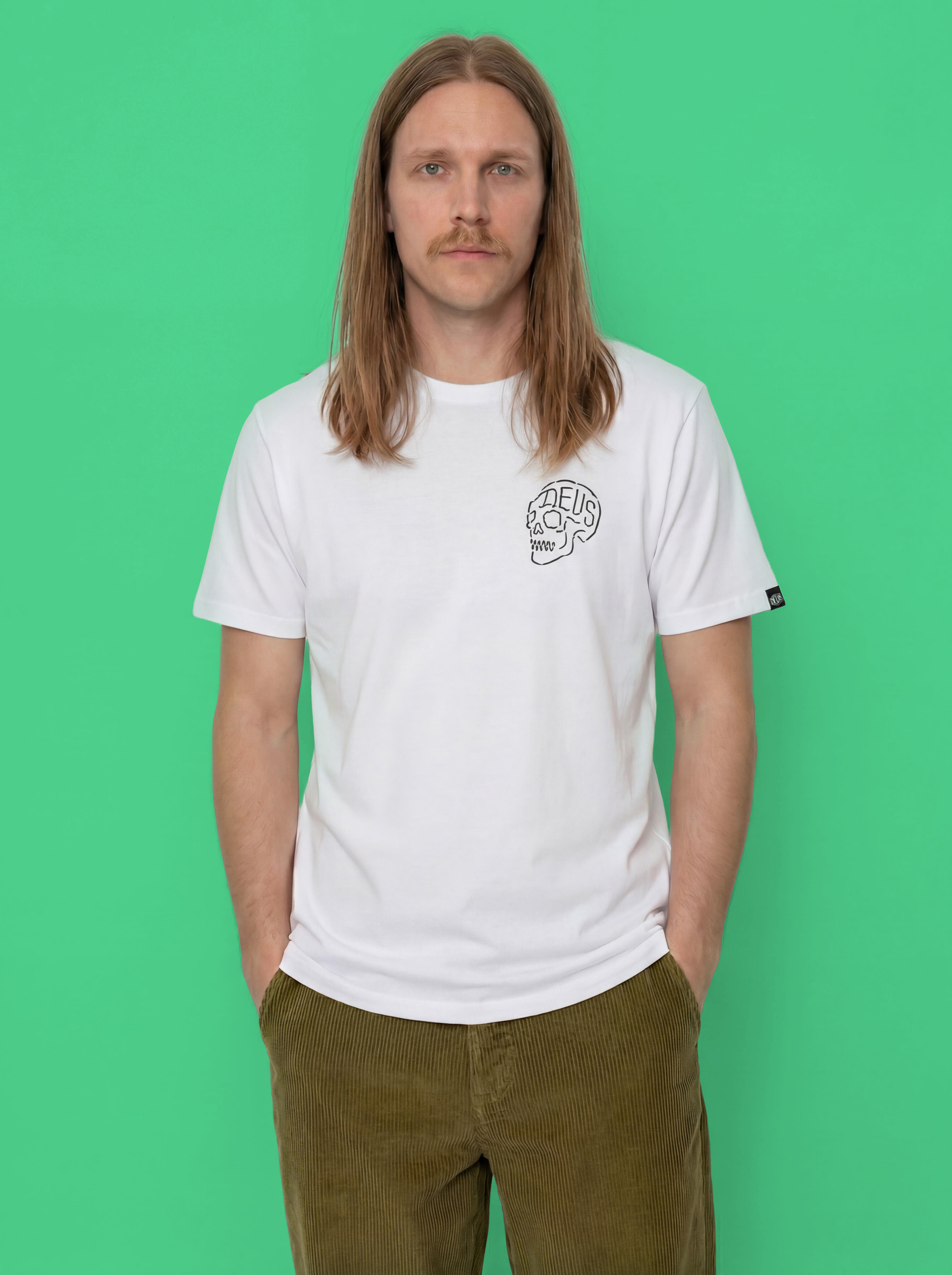 T-shirt Deus Ex Machina Venice Skull (white)