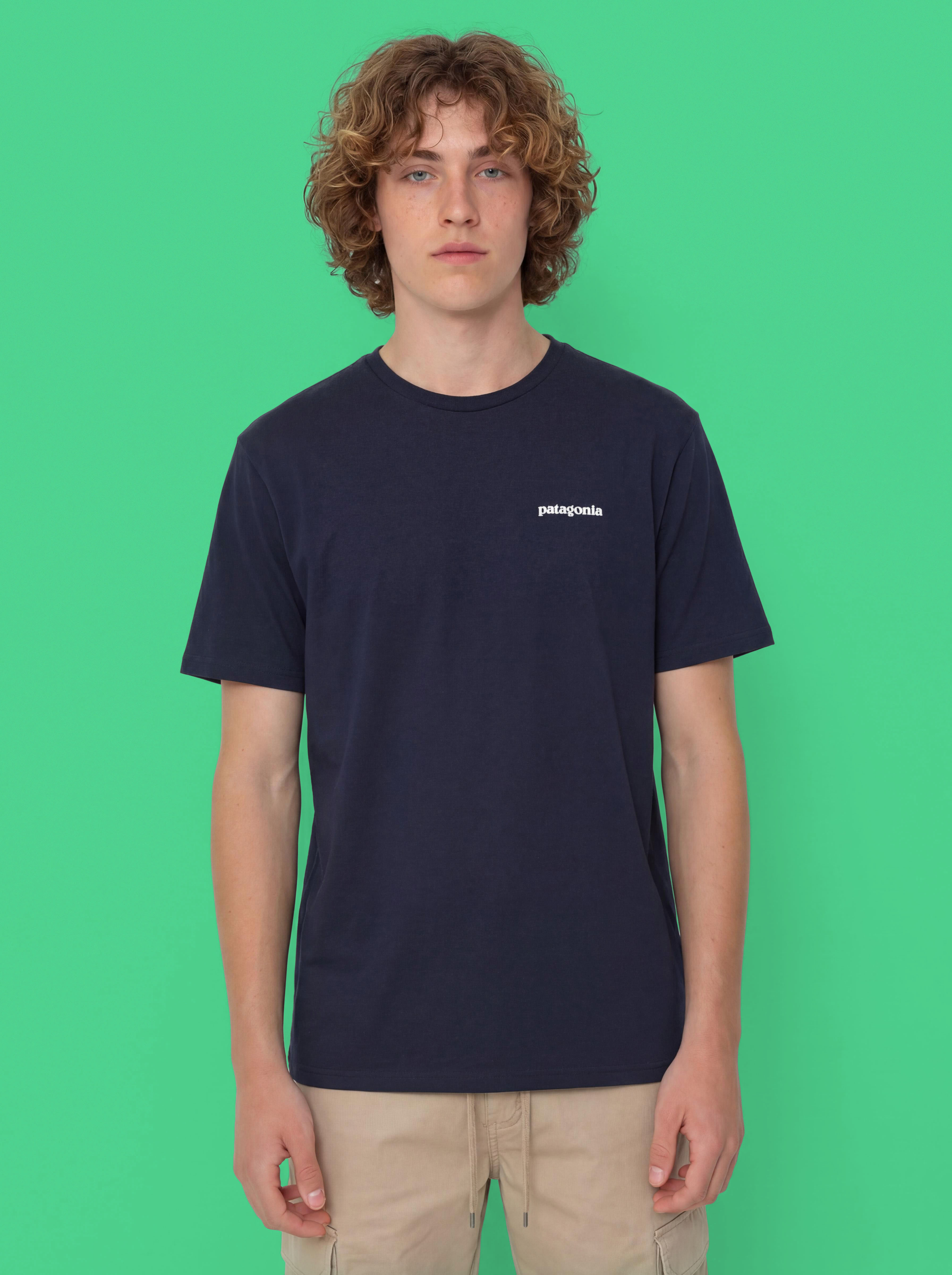 T-shirt Patagonia P 6 Logo Responsibili (new navy)