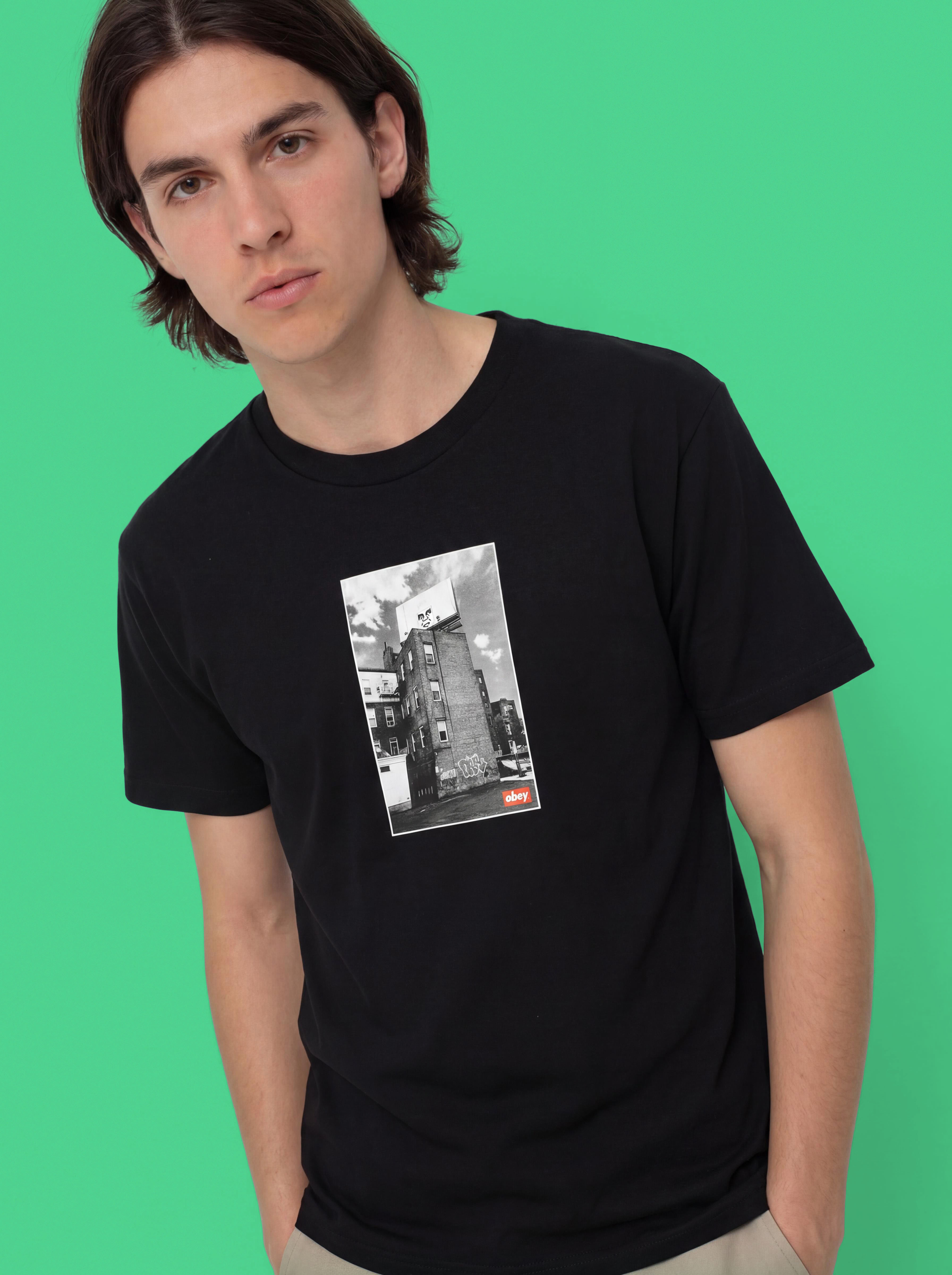 T-shirt OBEY Boston Billboard (black)