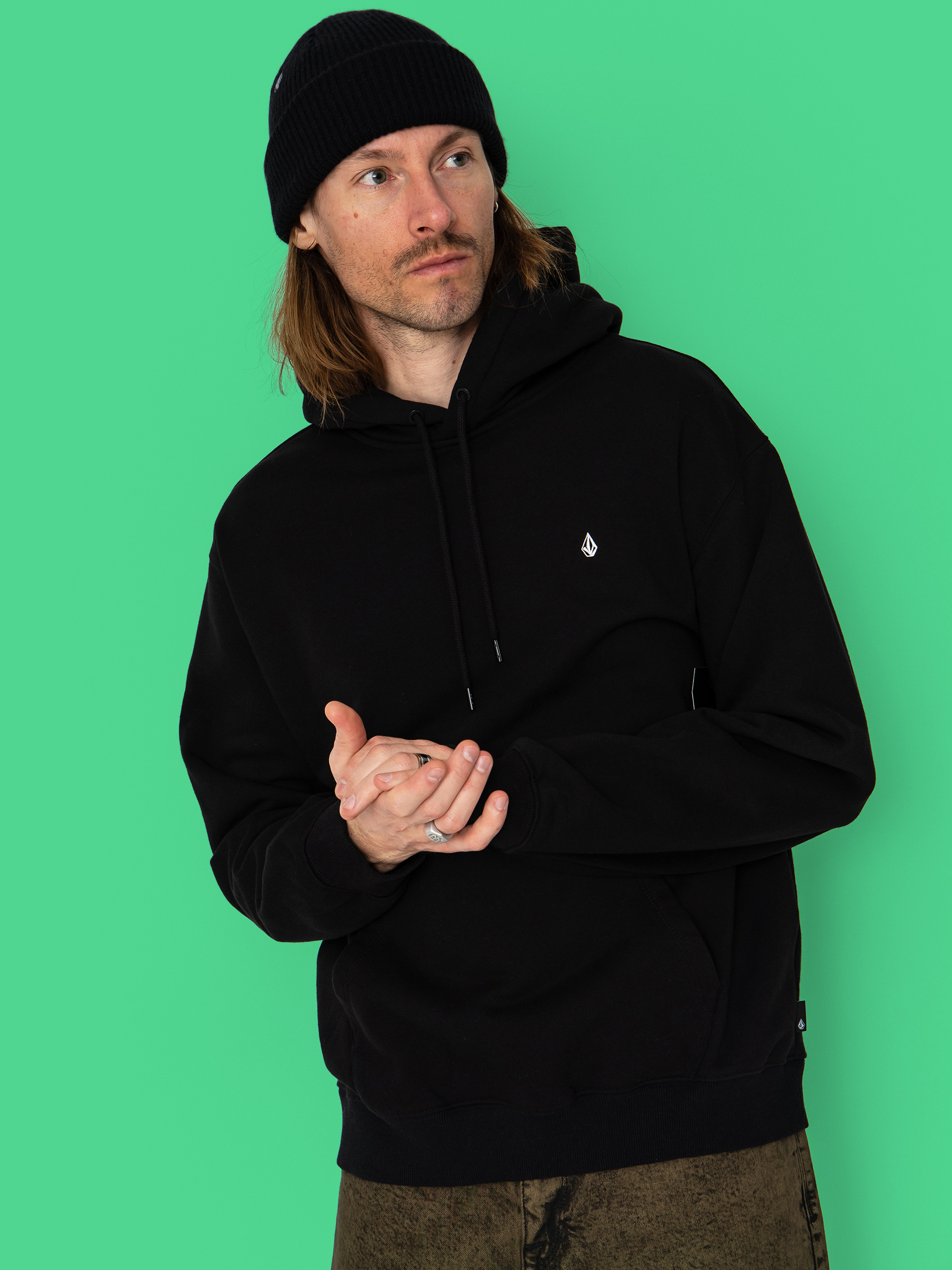 Bluza z kapturem Volcom Single Stone HD (black)