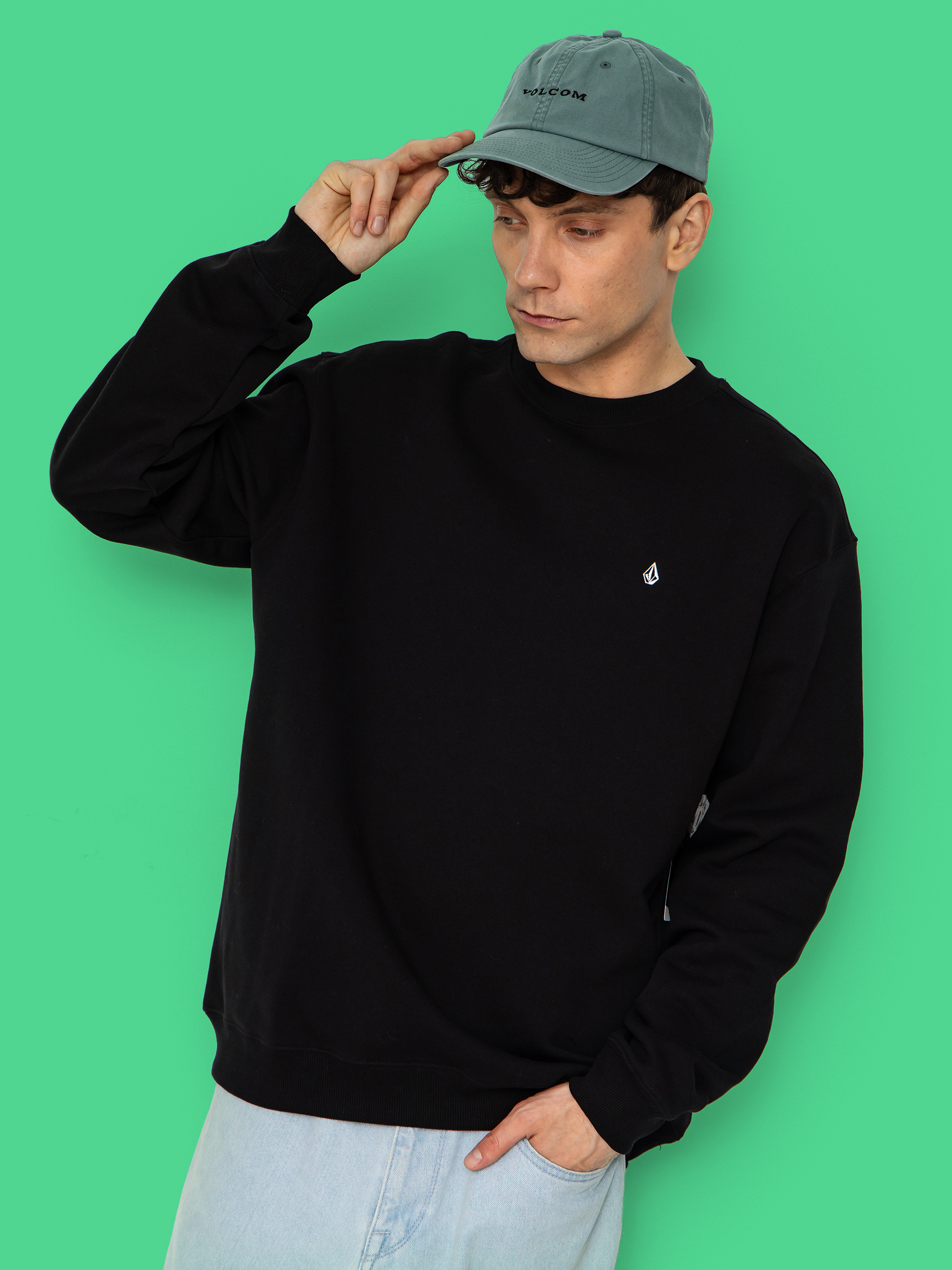Bluza Volcom Single Stone Crew (black)