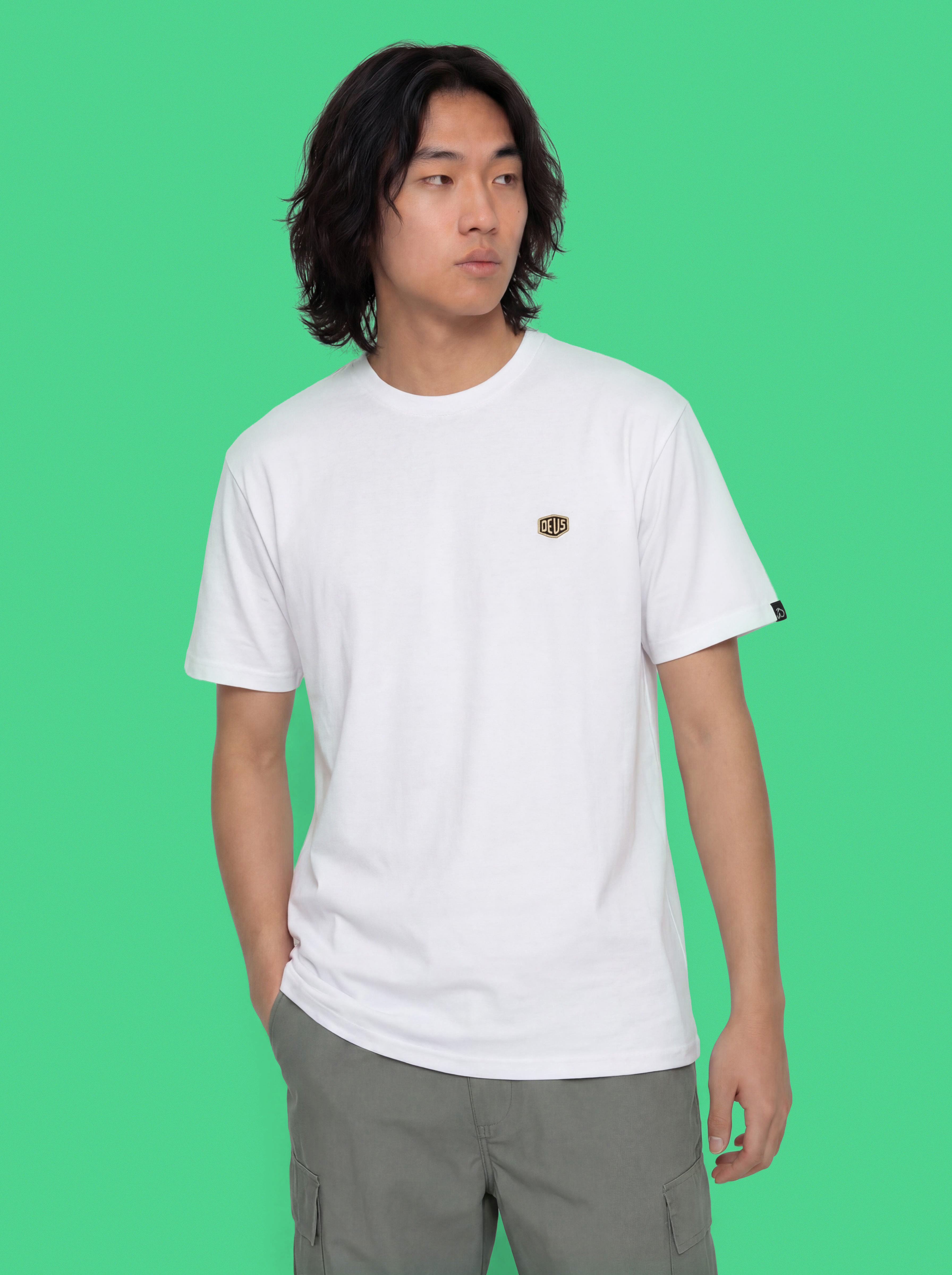 T-shirt Deus Ex Machina Shield Standard (white)