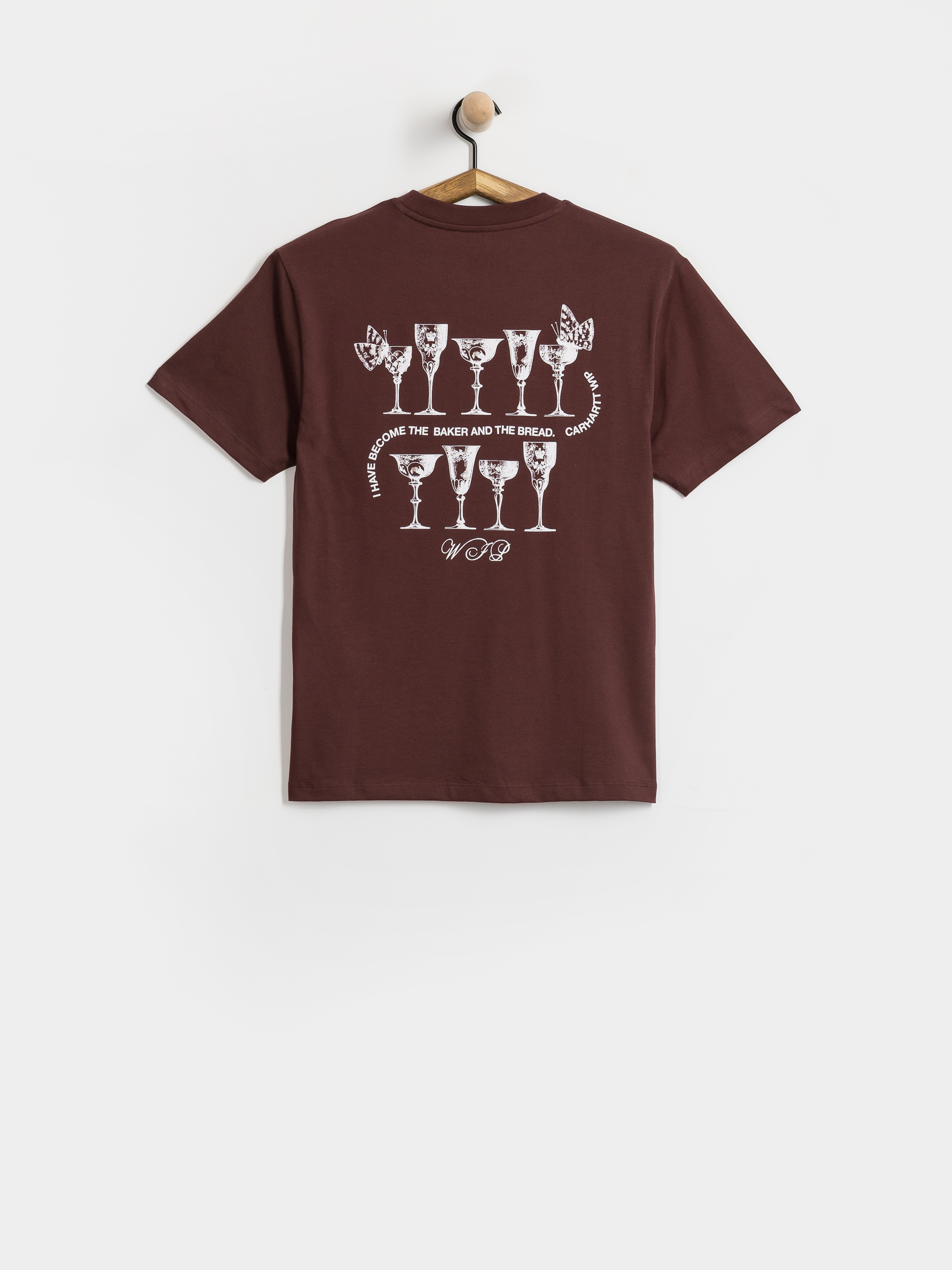T-shirt Carhartt WIP Silver Cups Wmn (amarone)