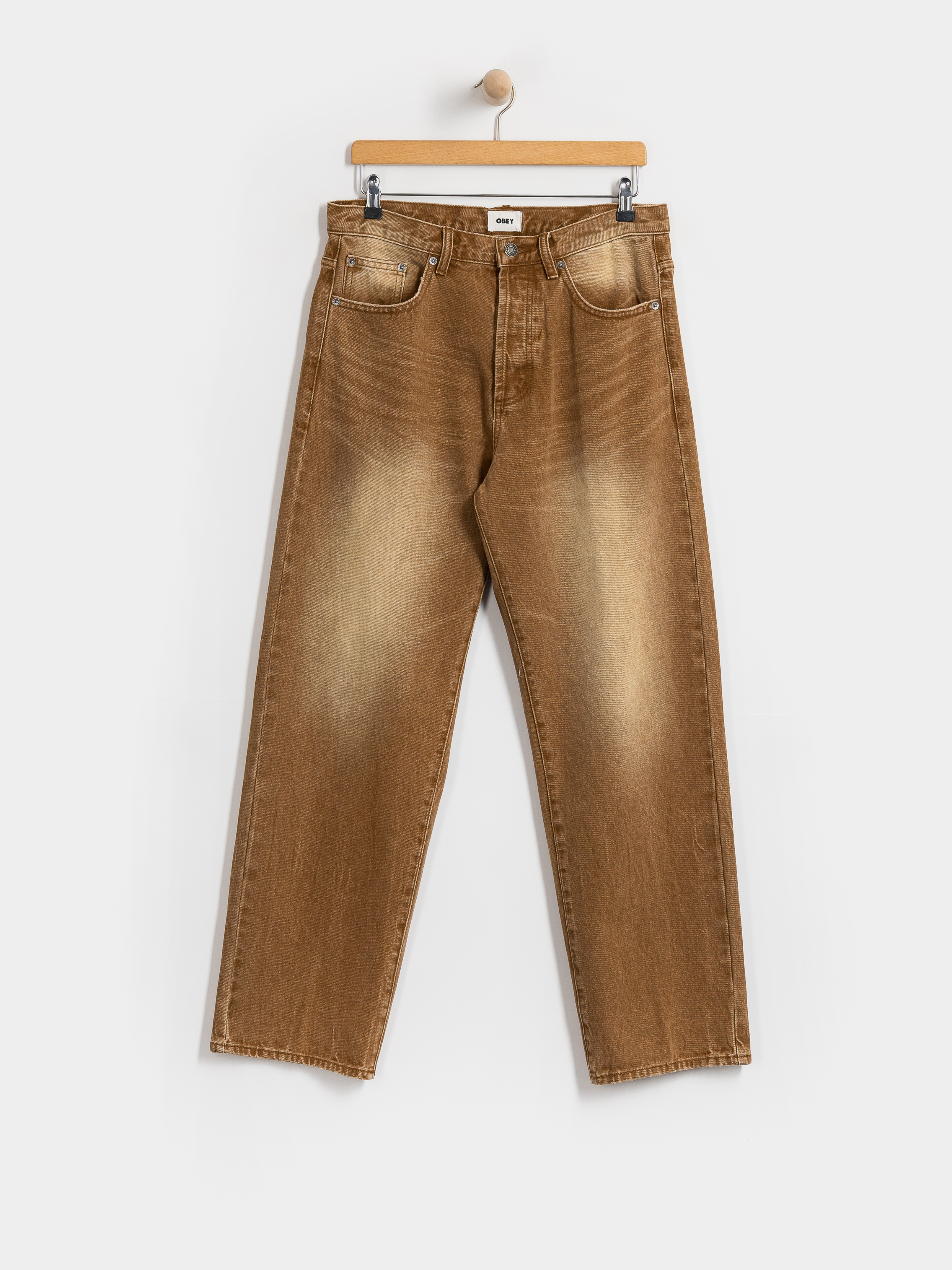 Spodnie OBEY Boxcar Straight Denim
