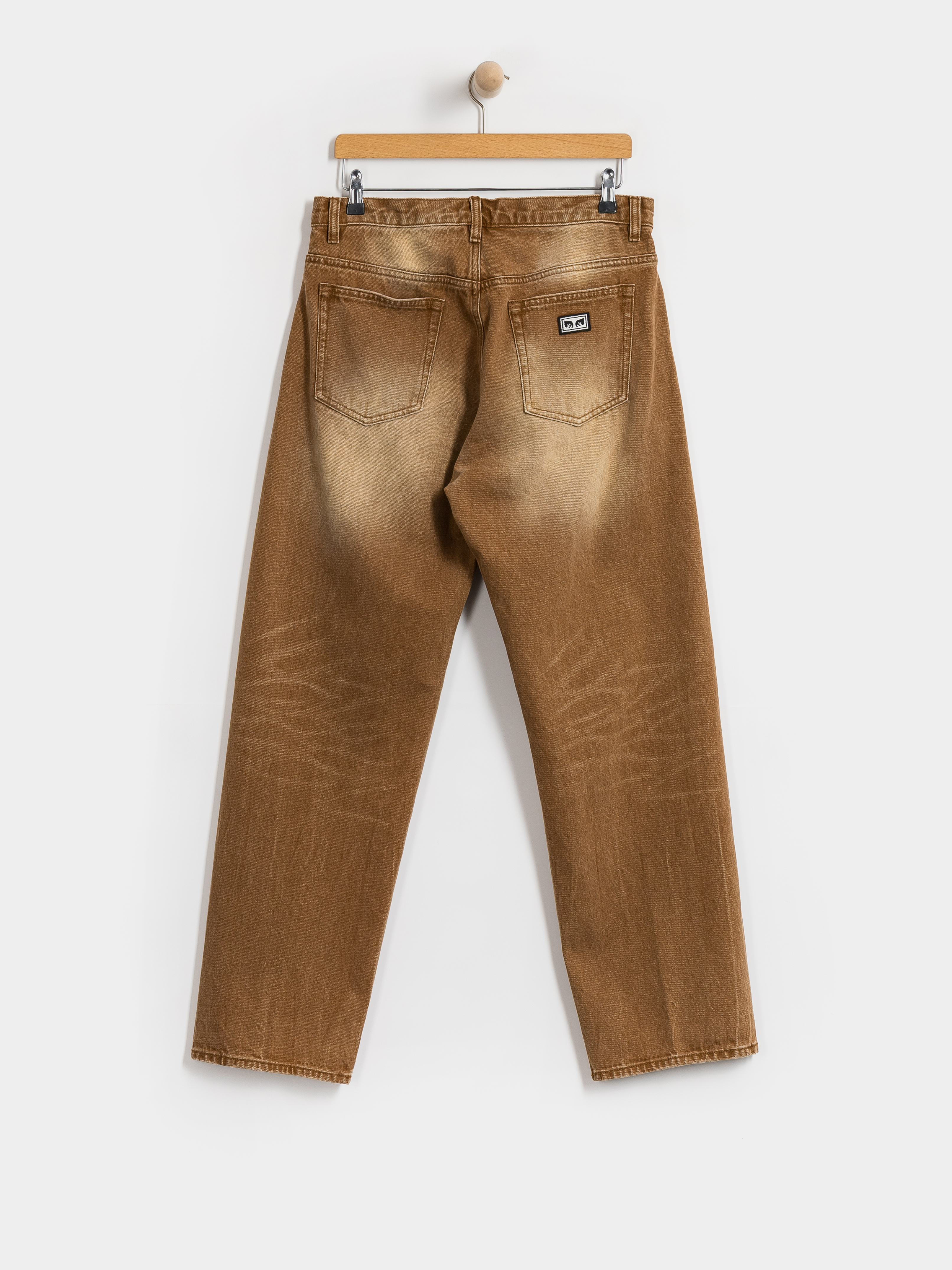 Spodnie OBEY Boxcar Straight Denim (archive brown)