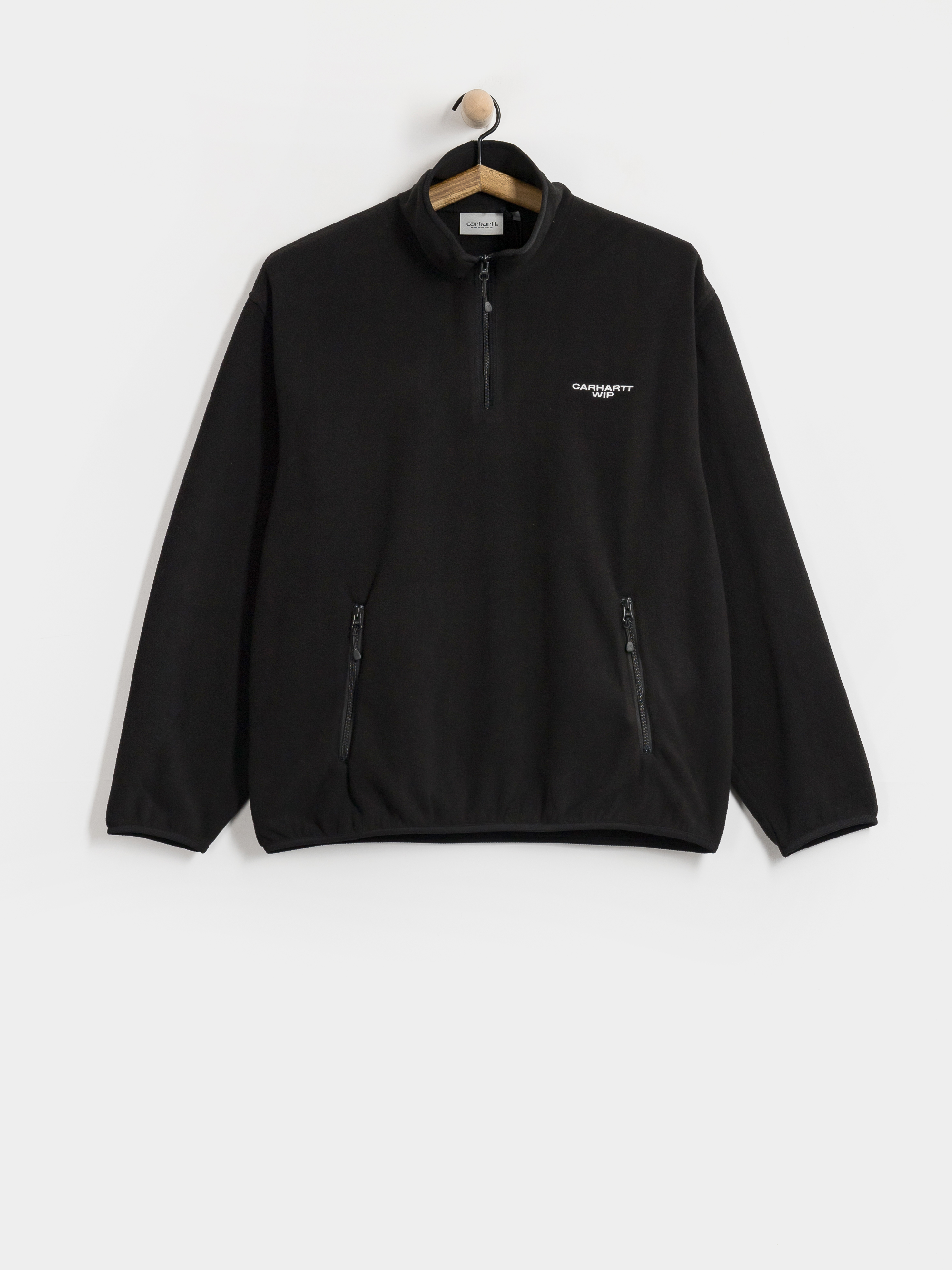 Polar Carhartt WIP Edmore Half Zip (black/white)