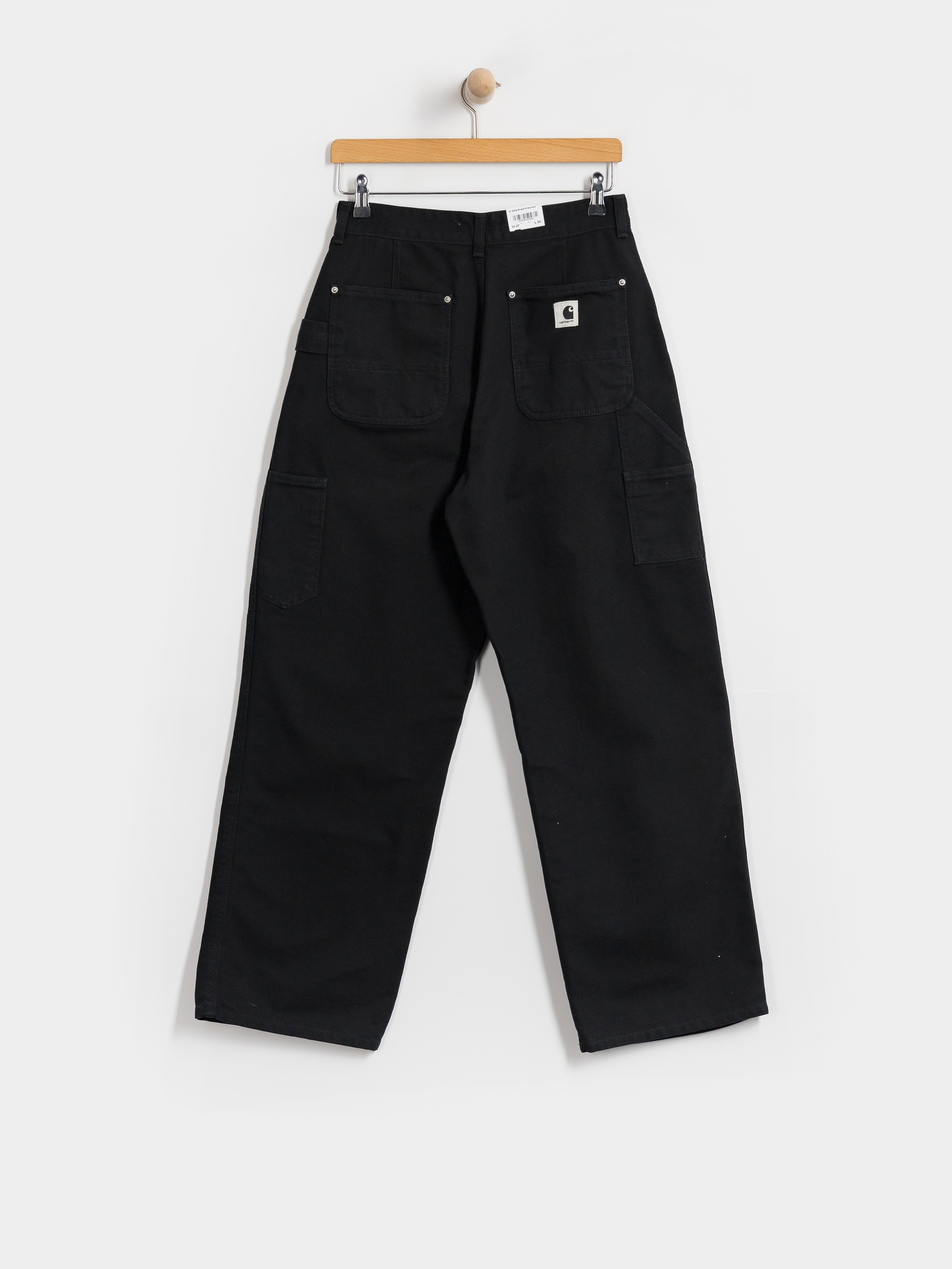 Spodnie Carhartt WIP Billie Single Knee Wmn (black/stone washed)