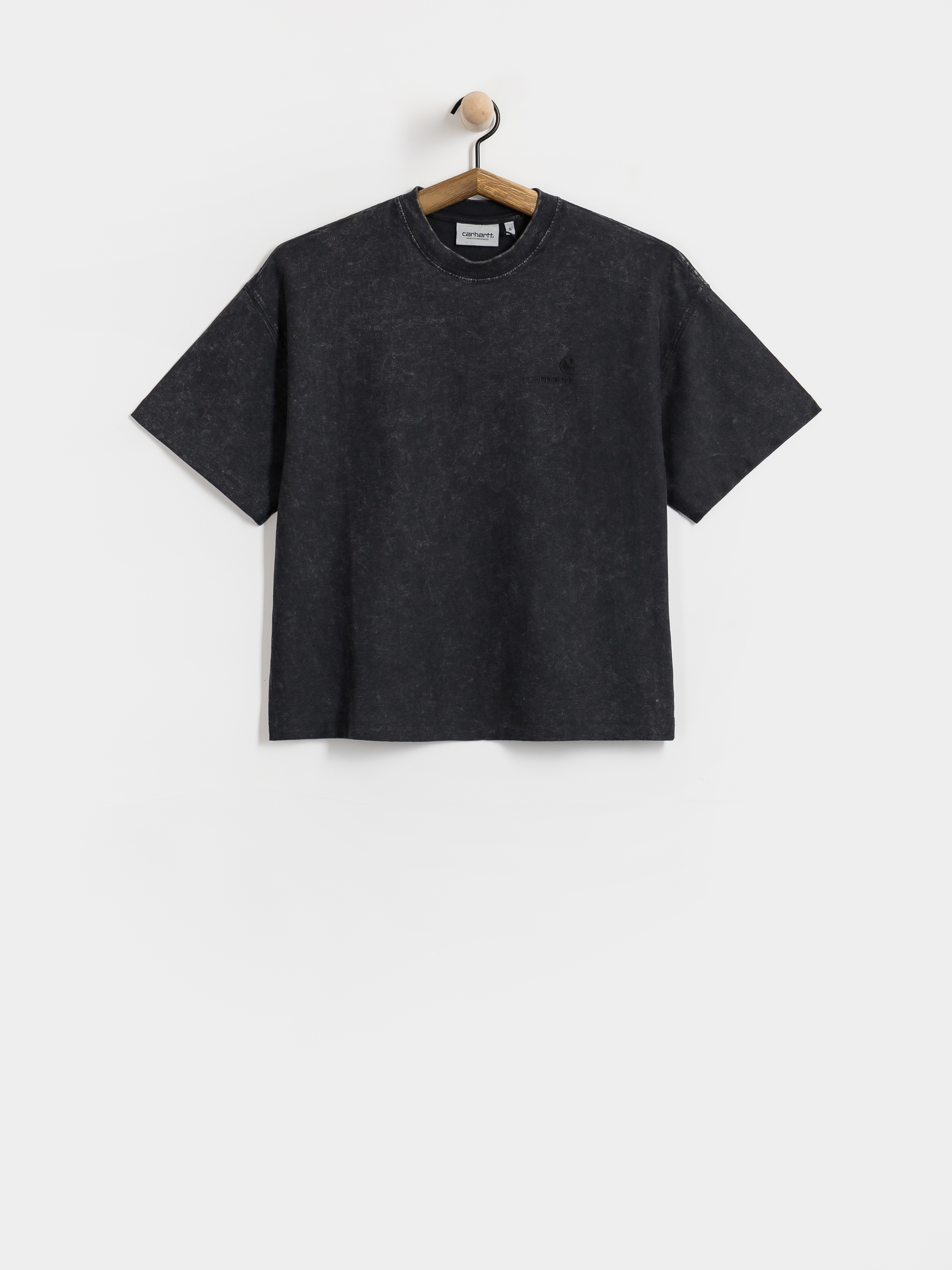 T-shirt Carhartt WIP Lambert Wmn (black/moon wash)
