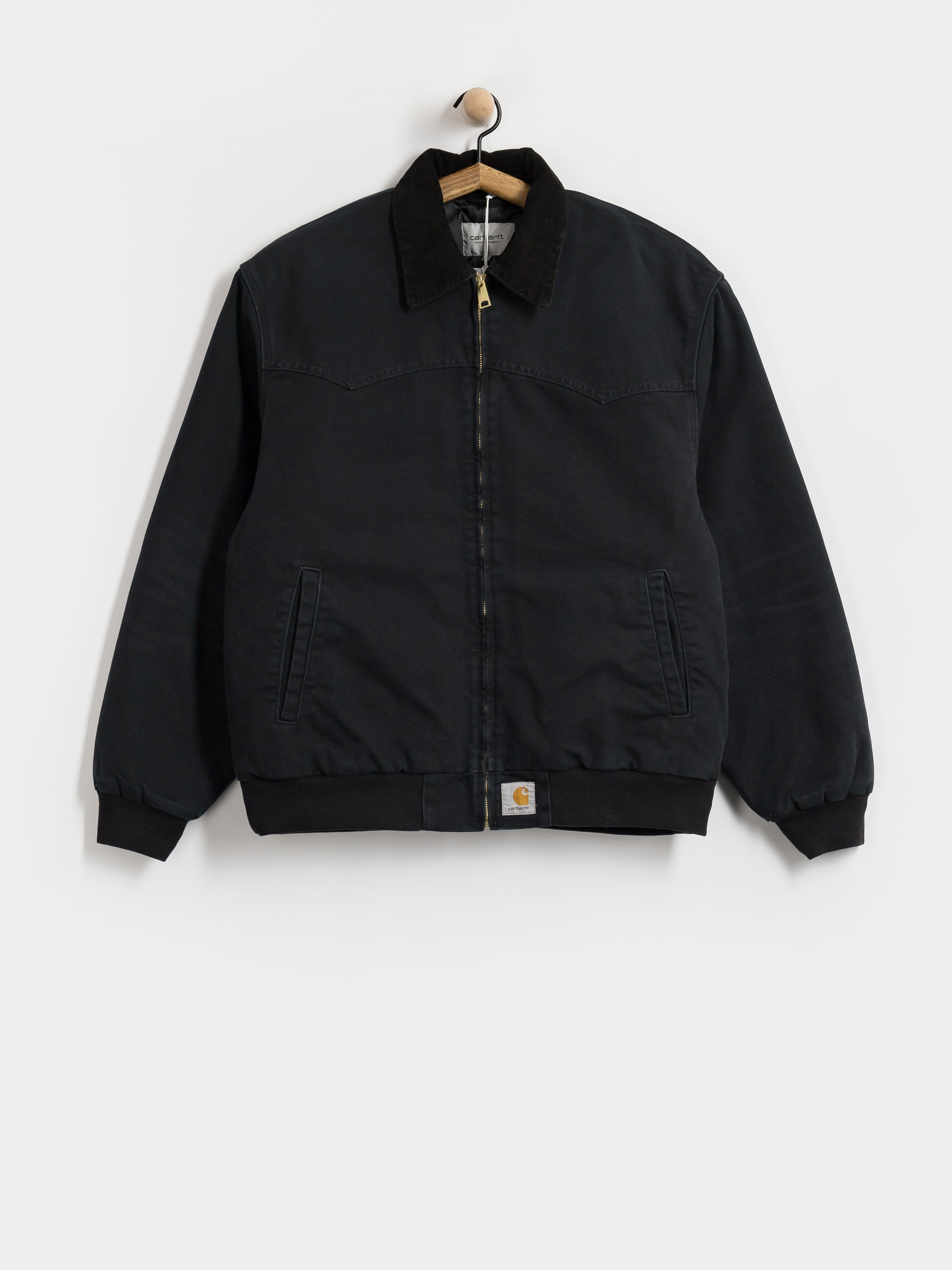 Kurtka Carhartt WIP OG Santa Fe (black/black/stone canvas)