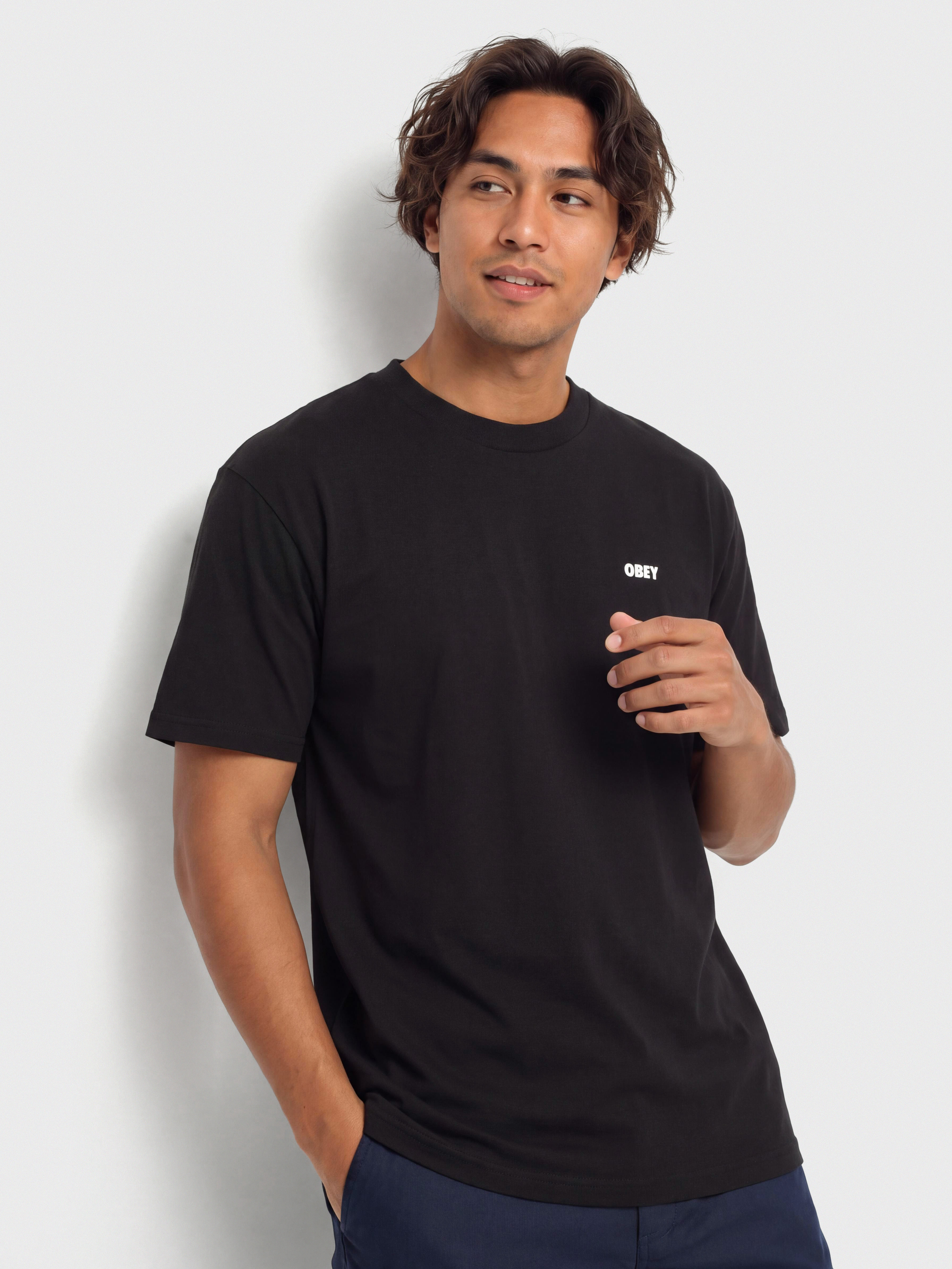 T-shirt OBEY The Medium Is The Message (black)