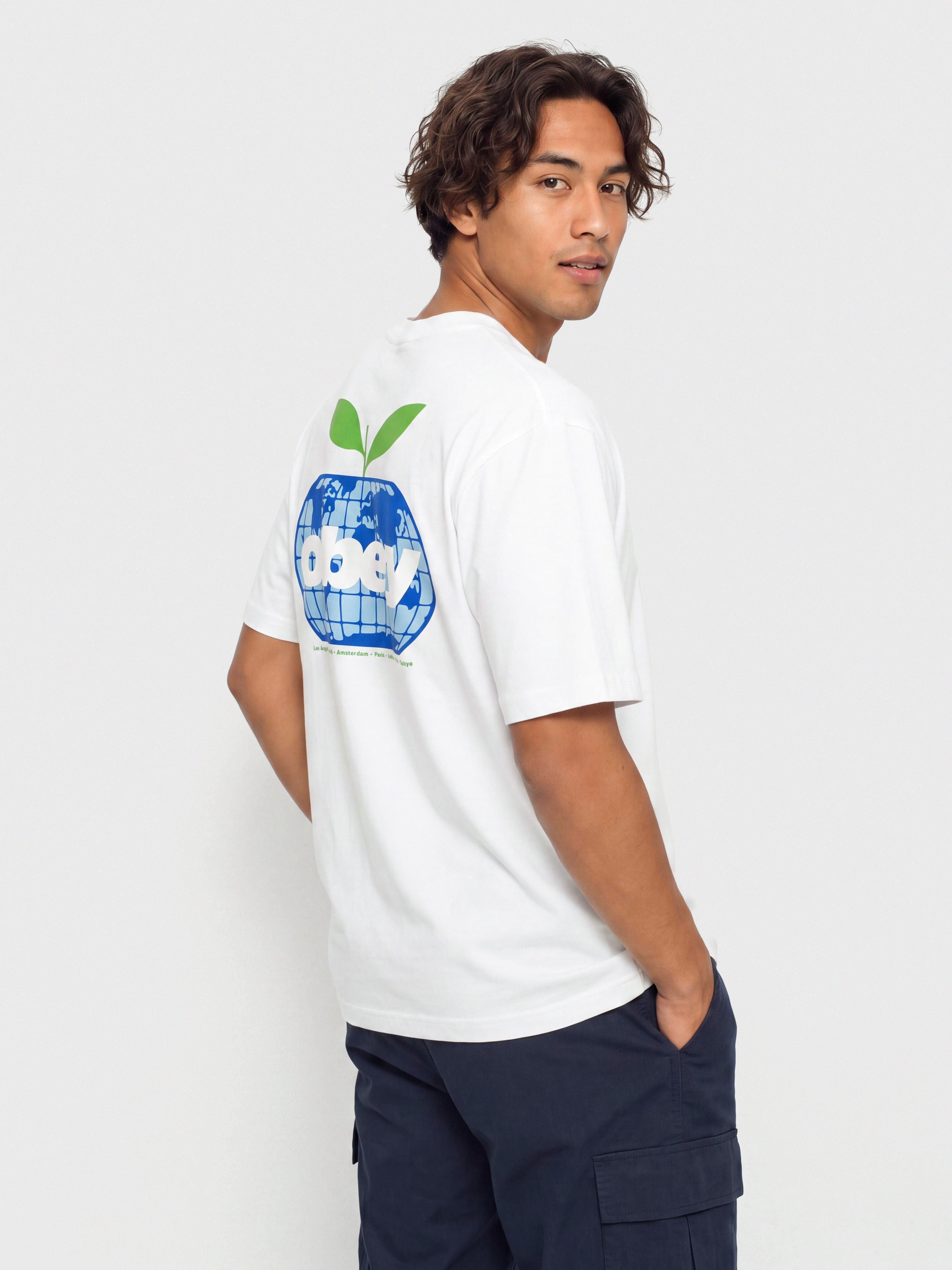 T-shirt OBEY Intercontinental (white)