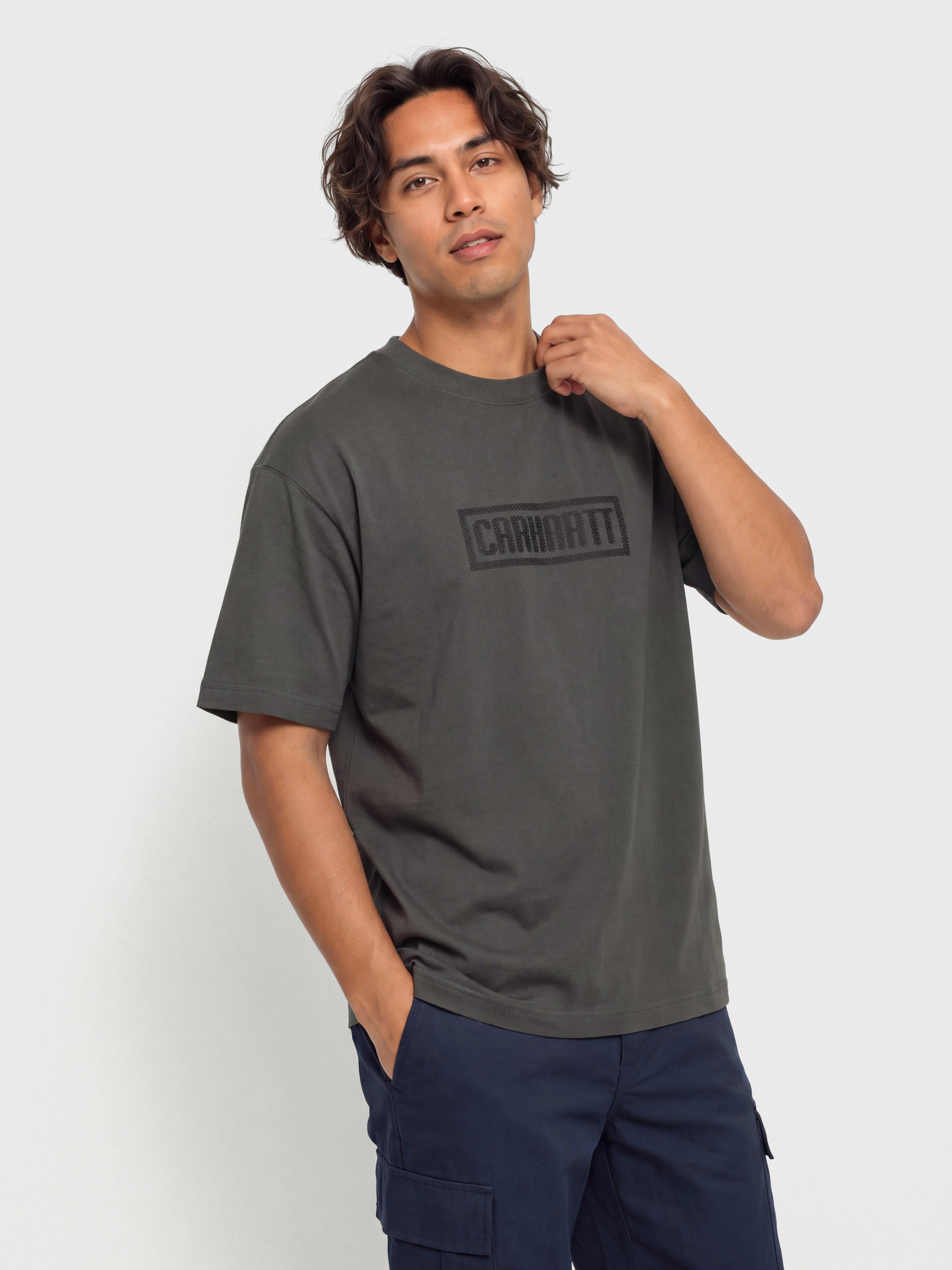 T-shirt Carhartt WIP Bricky Man (soot/stone dyed)