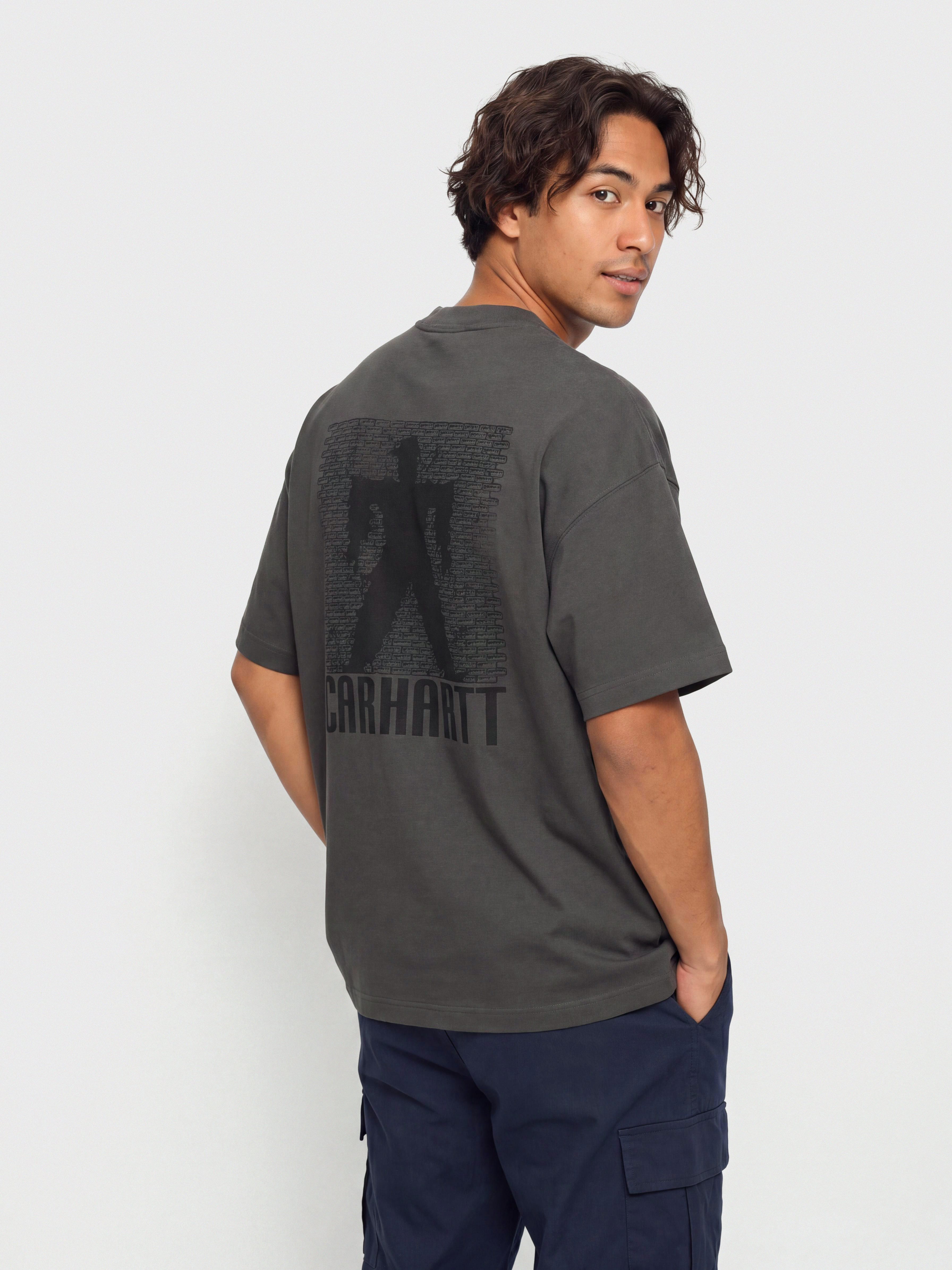 T-shirt Carhartt WIP Bricky Man (soot/stone dyed)