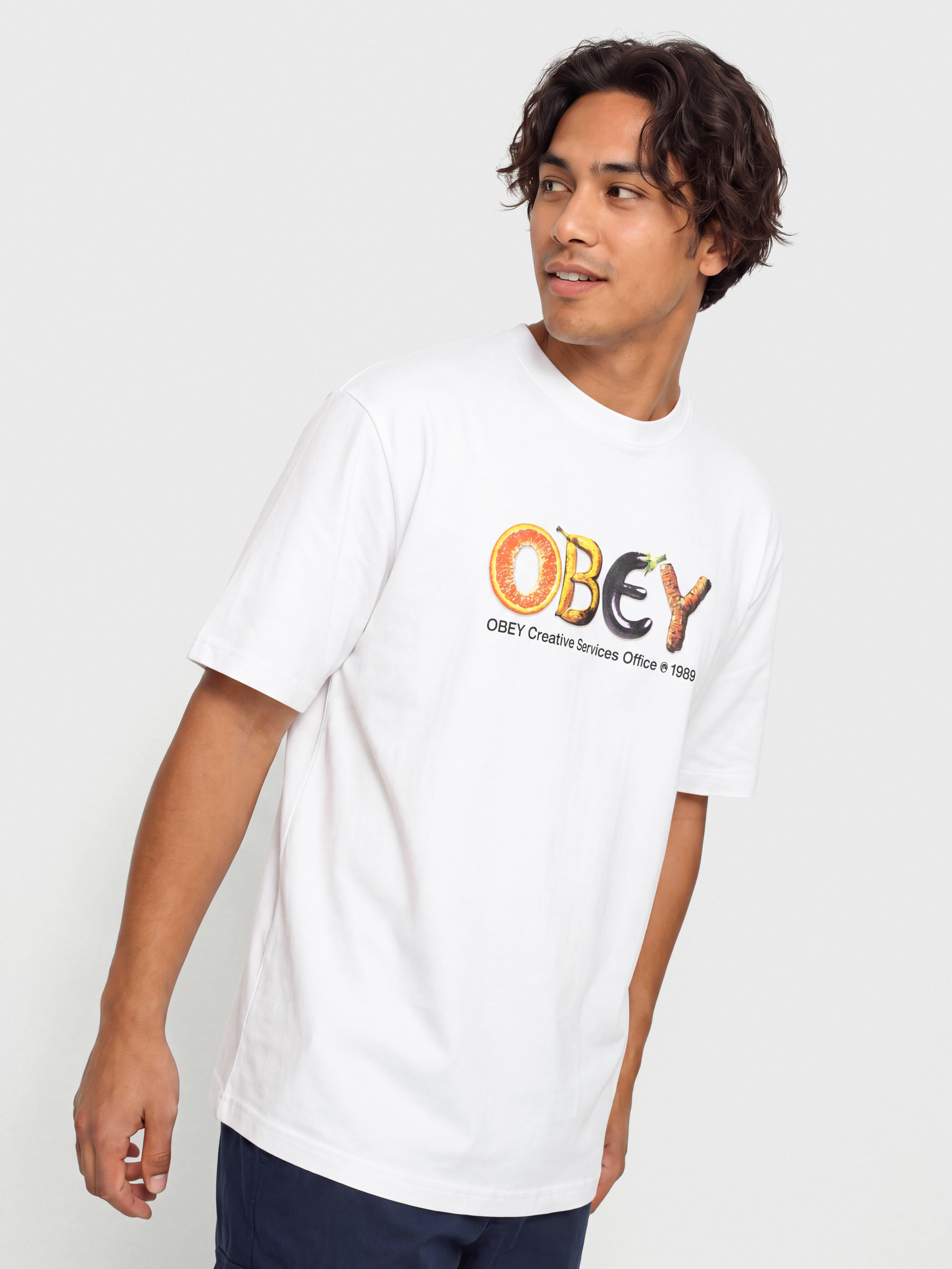 T-shirt OBEY Creative Services Office (white)