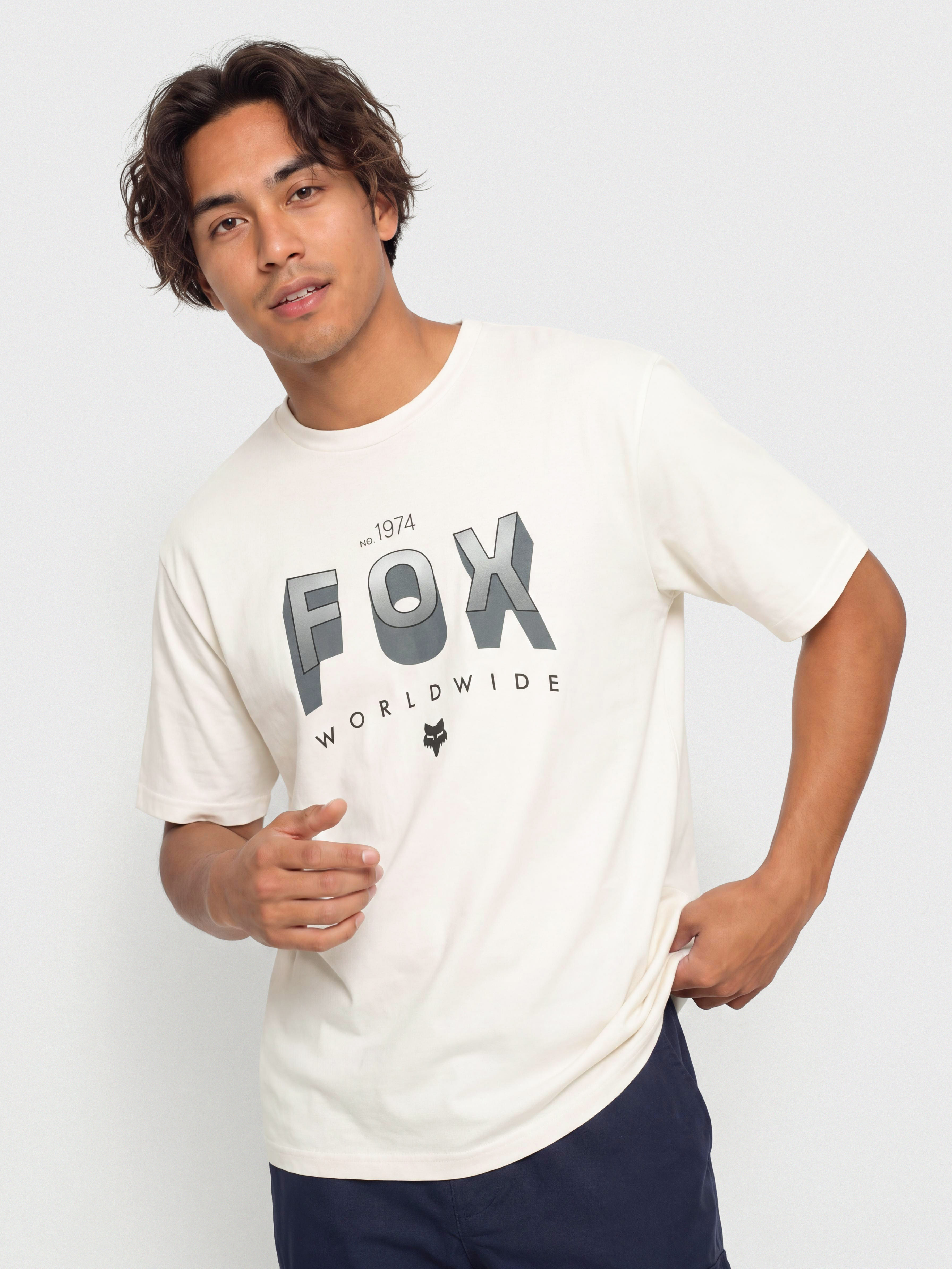 T-shirt Fox Block 195 (off white)