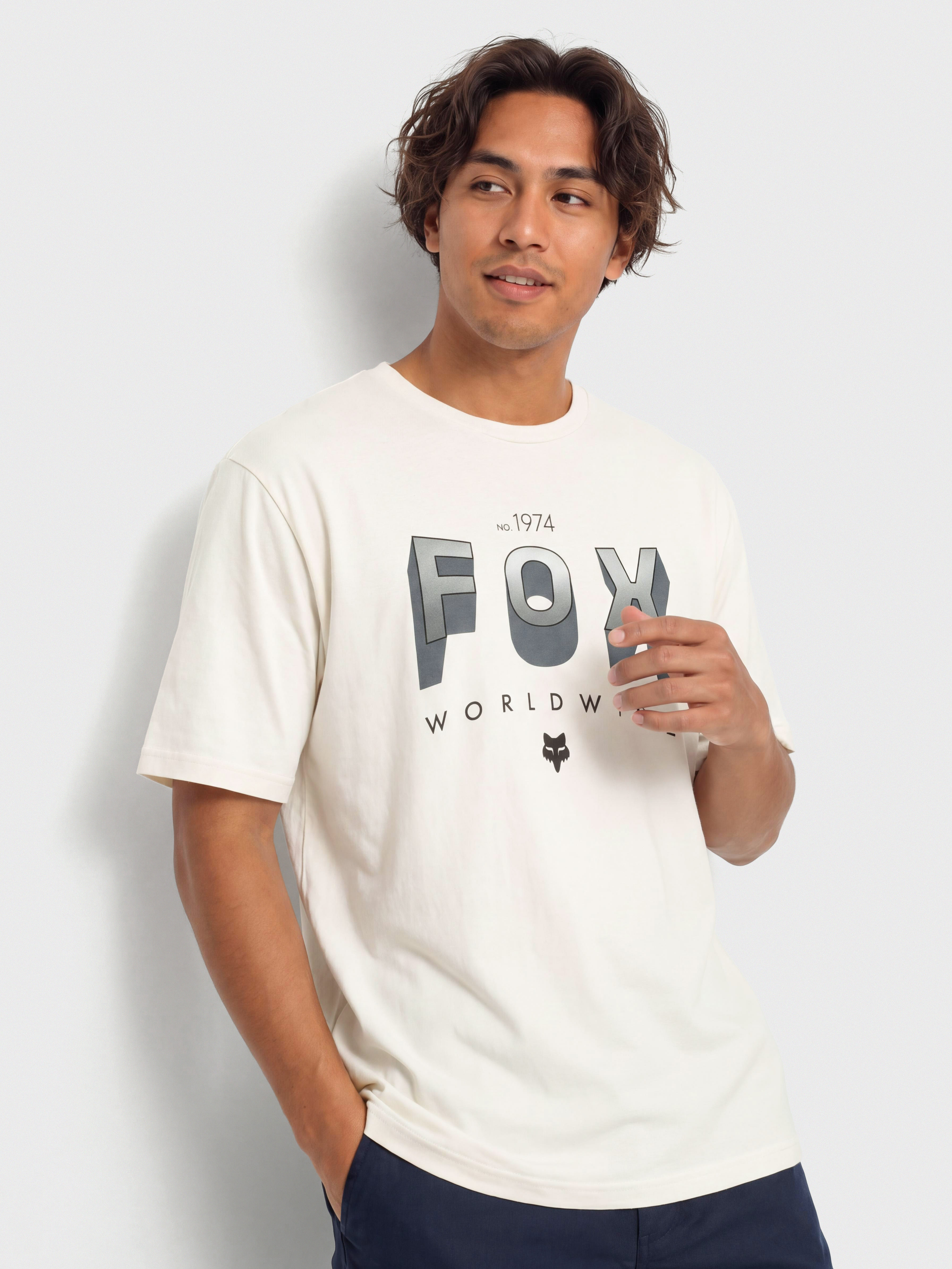 T-shirt Fox Block 195 (off white)