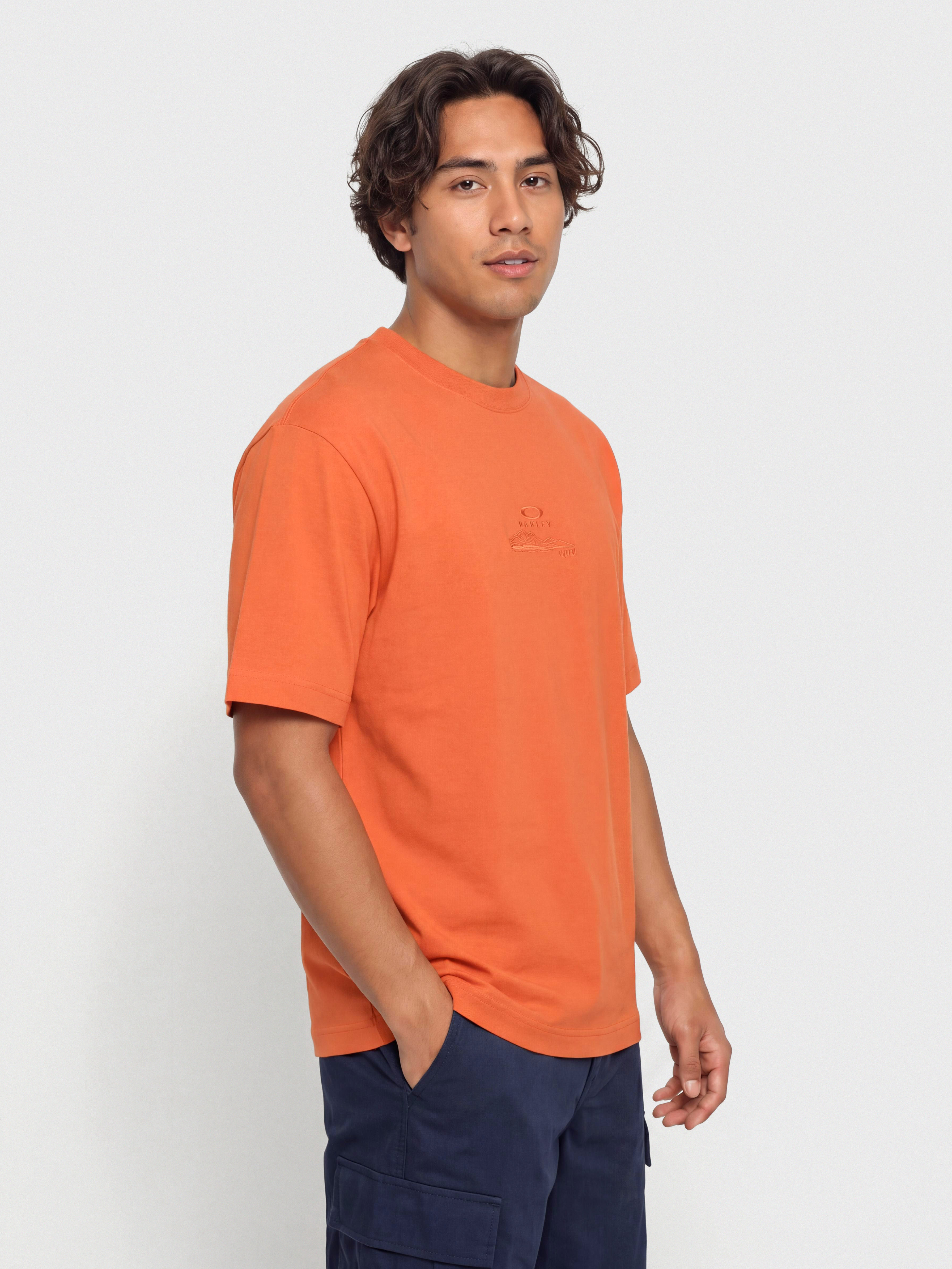 T-shirt Oakley Mtn Ridge Embroidered (aviator orange)