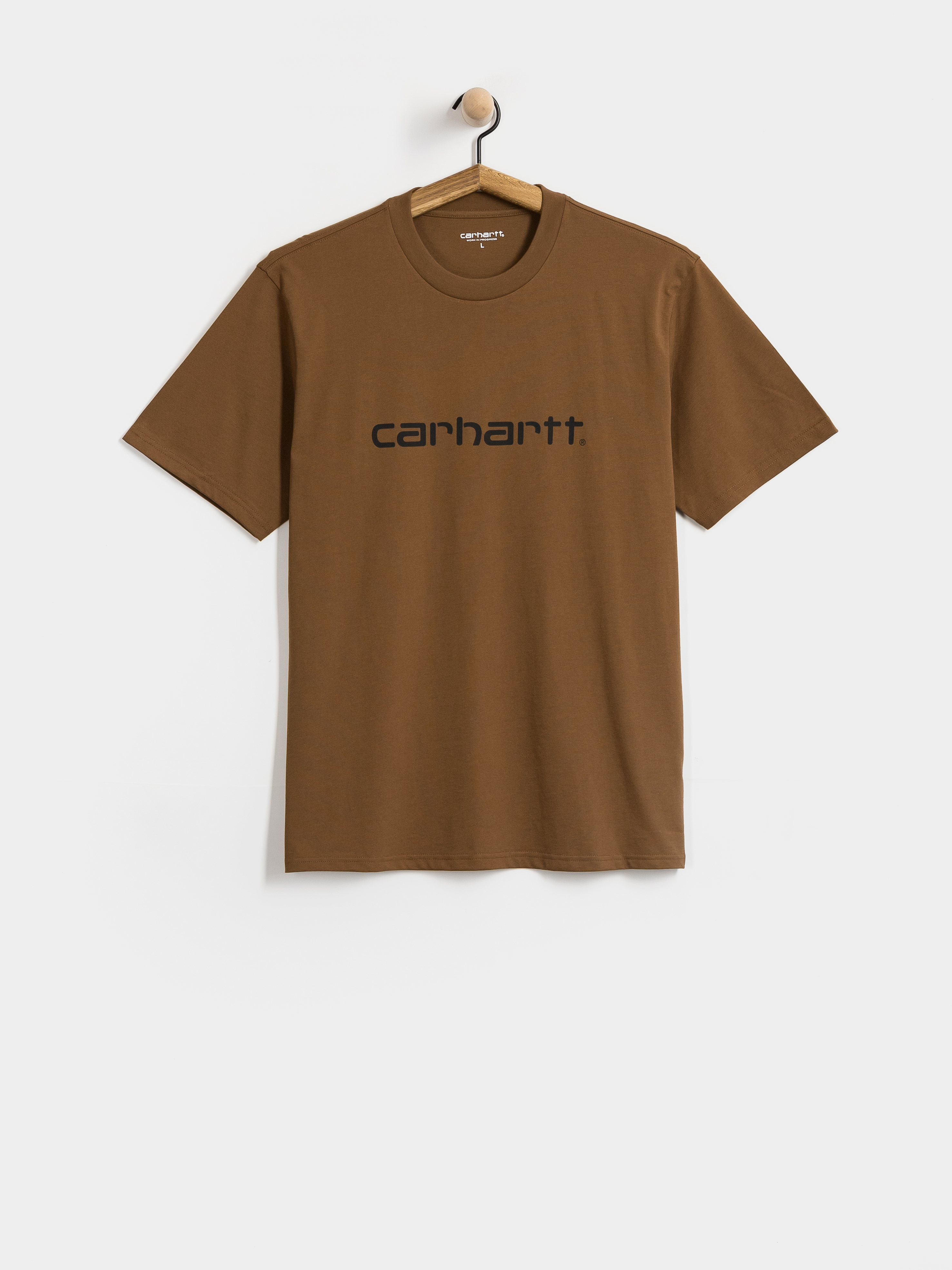 T-shirt Carhartt WIP Script (wip h brown/black)