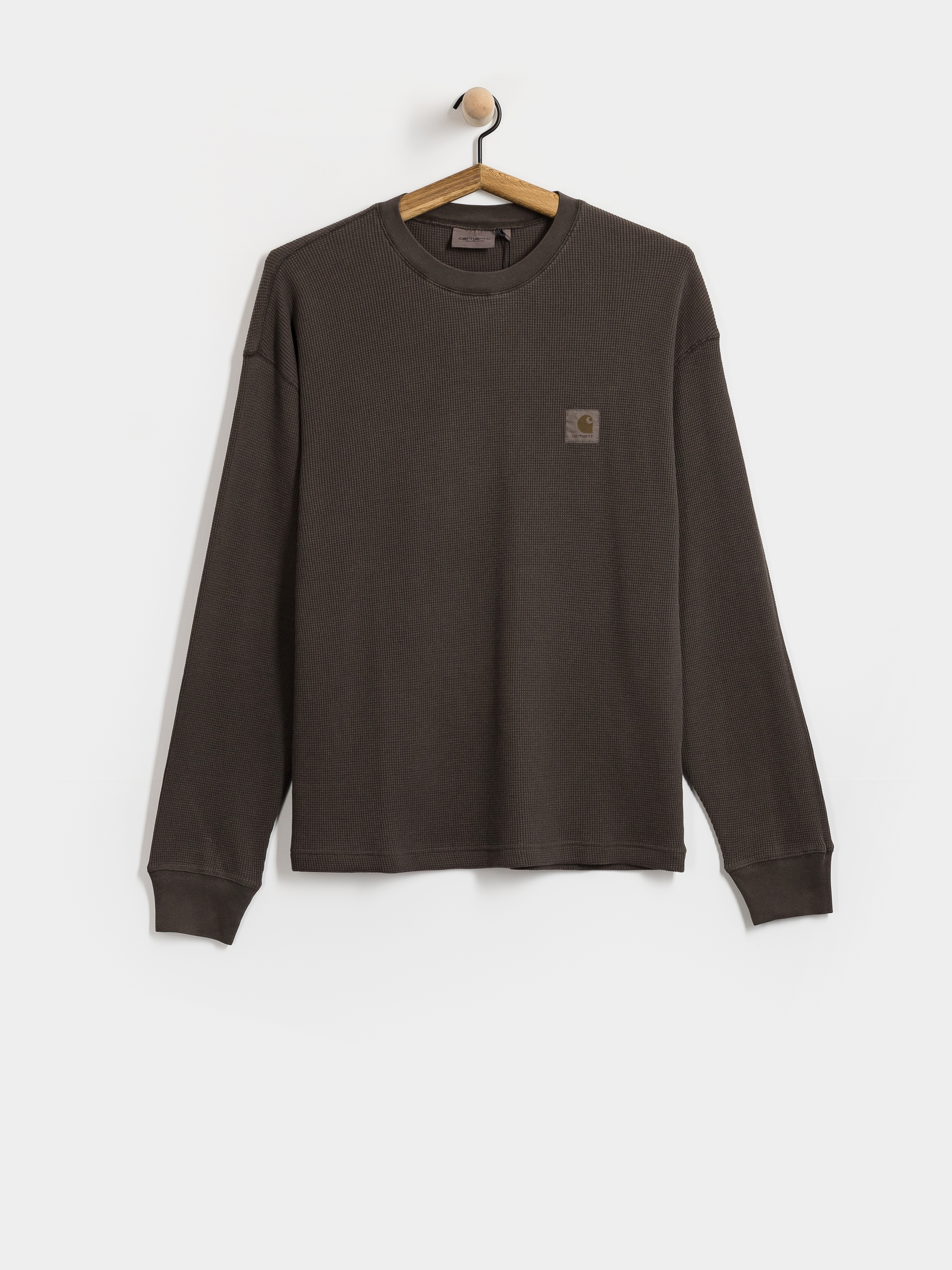 Longsleeve Carhartt WIP Vista Waffle (tobacco/garment dyed)