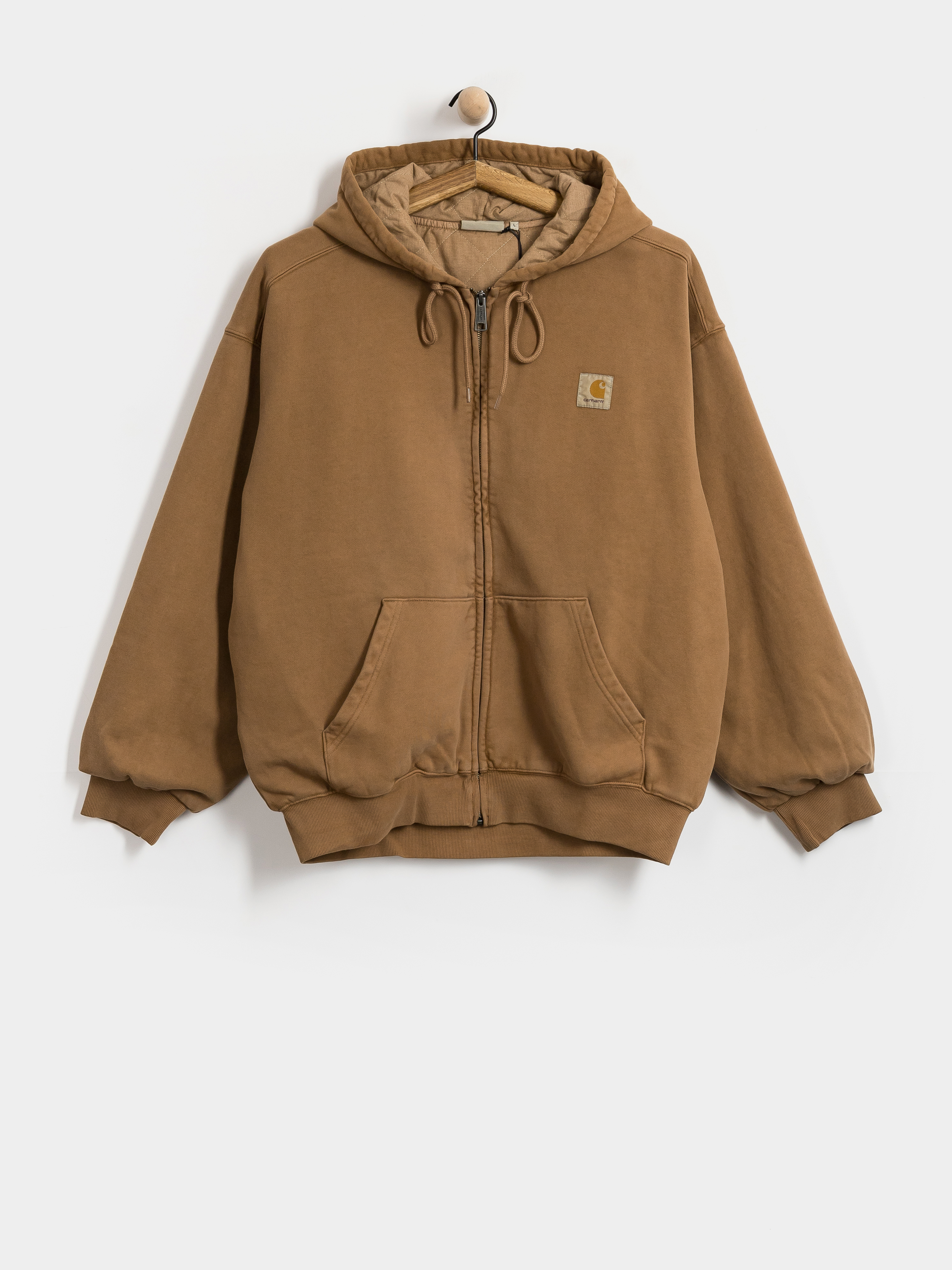 Bluza z kapturem Carhartt WIP Vista ZHD (wip h brown/garment dyed)