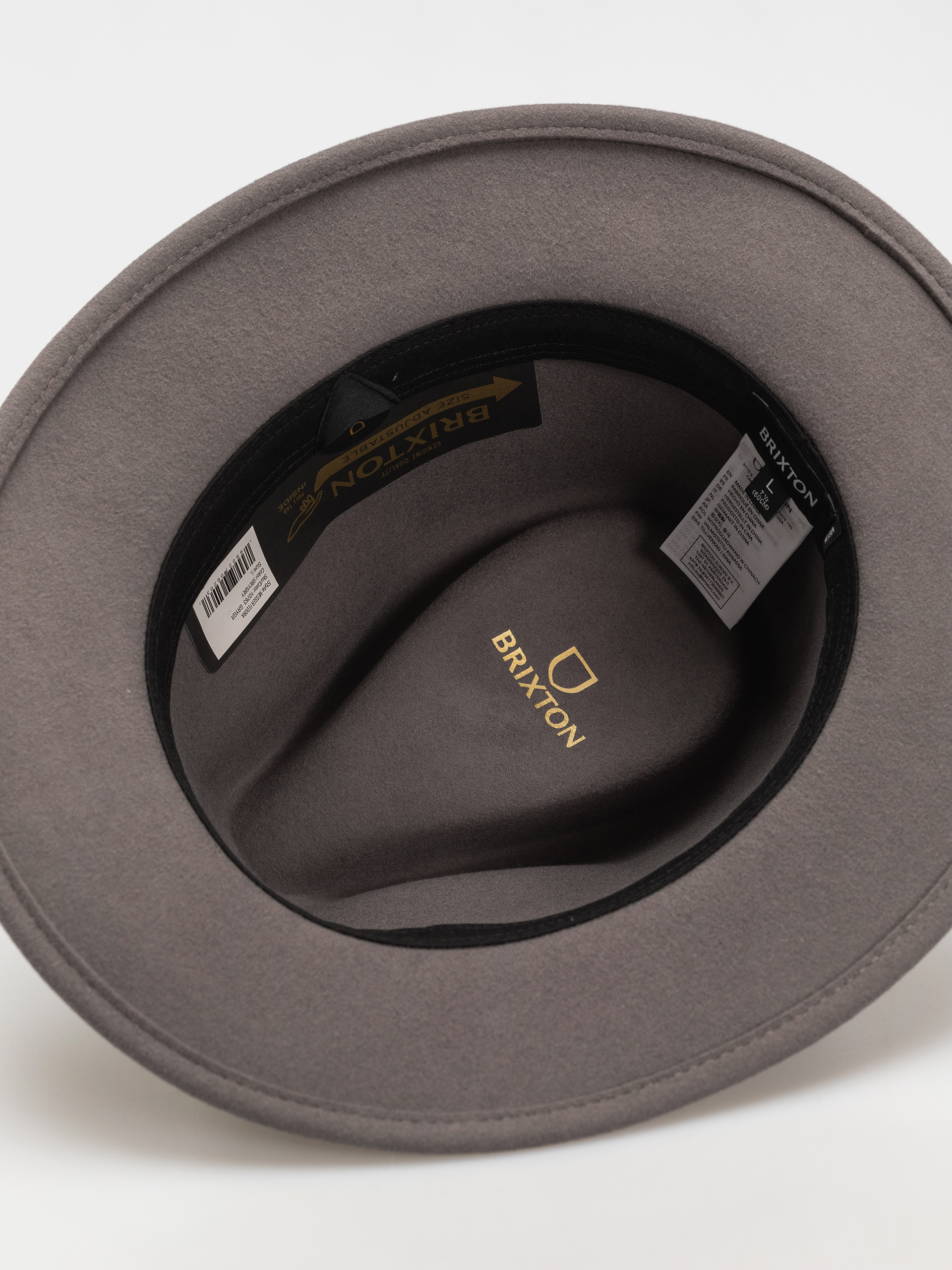 Kapelusz Brixton Messer Fedora (grey/grey)