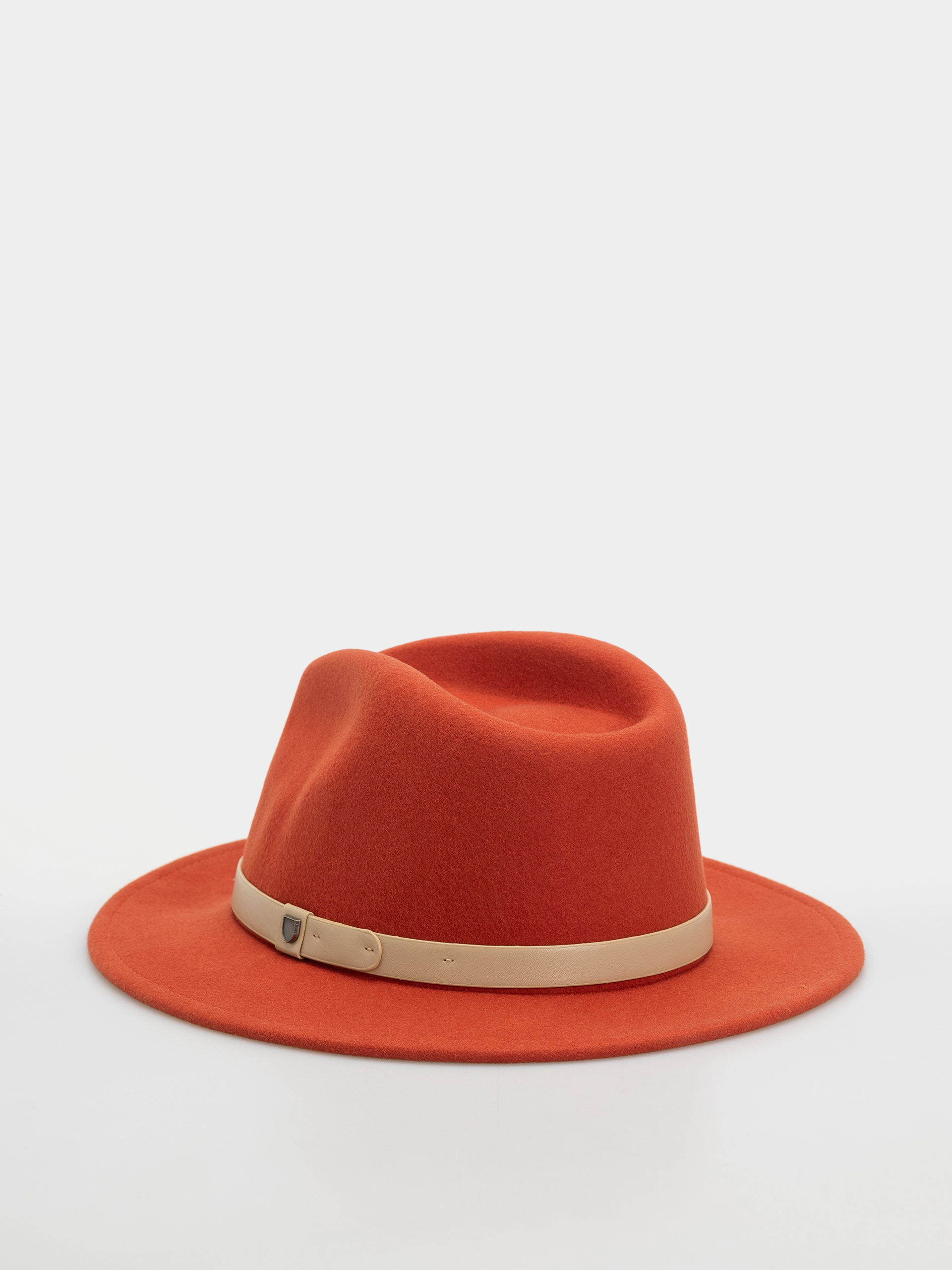 Kapelusz Brixton Messer Fedora (red earth/wax paper)