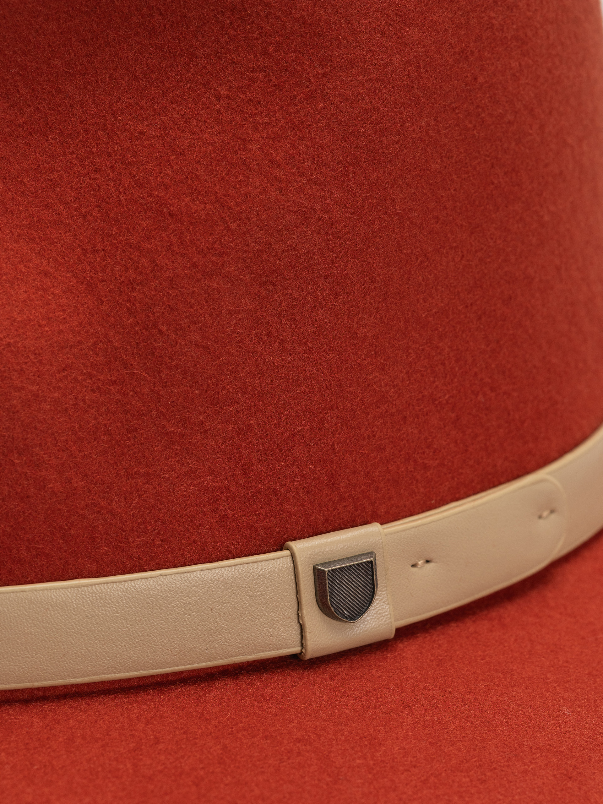 Kapelusz Brixton Messer Fedora (red earth/wax paper)