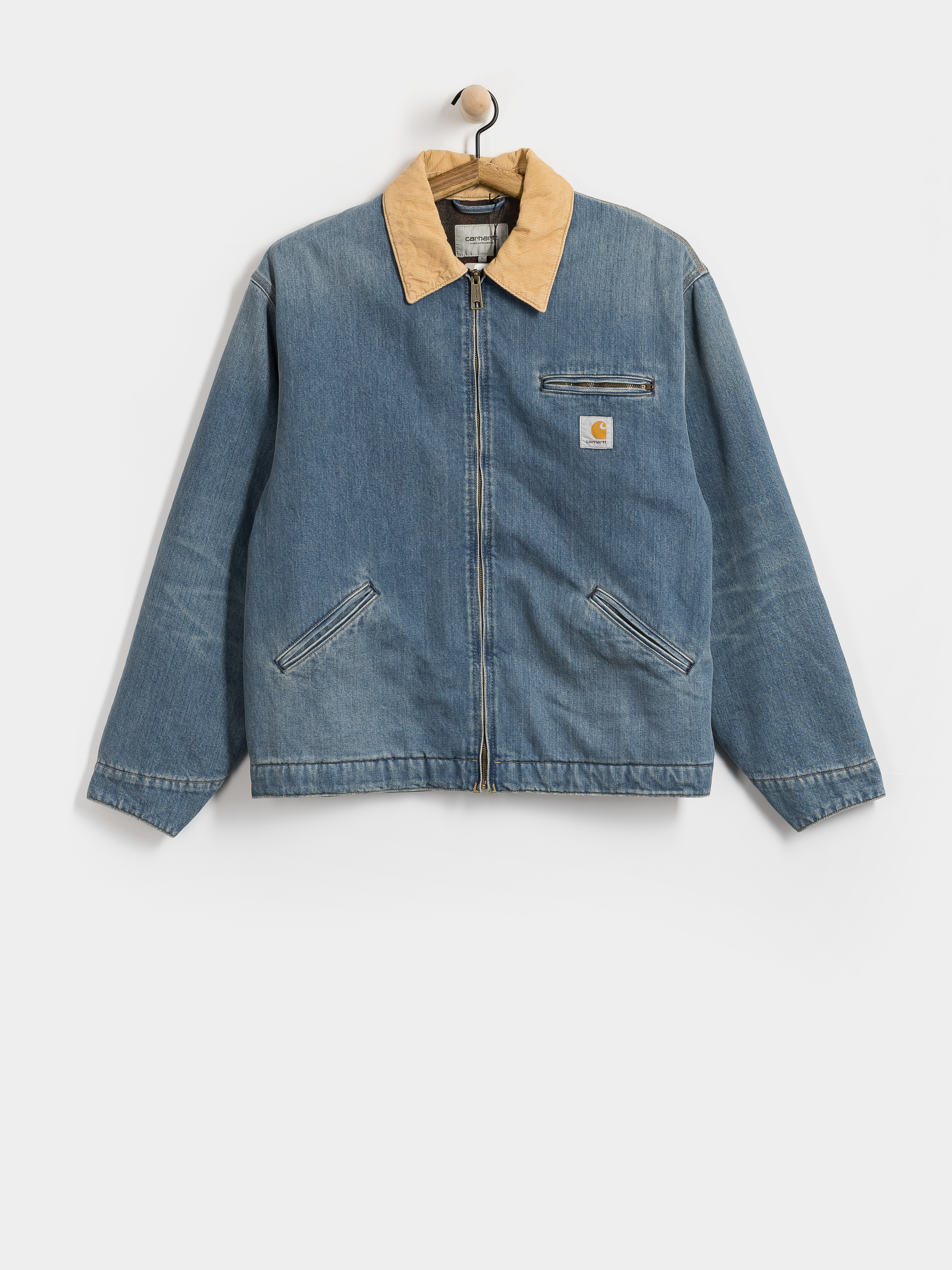 Kurtka Carhartt WIP OG Detroit (blue/dusty h brown/old used wash)