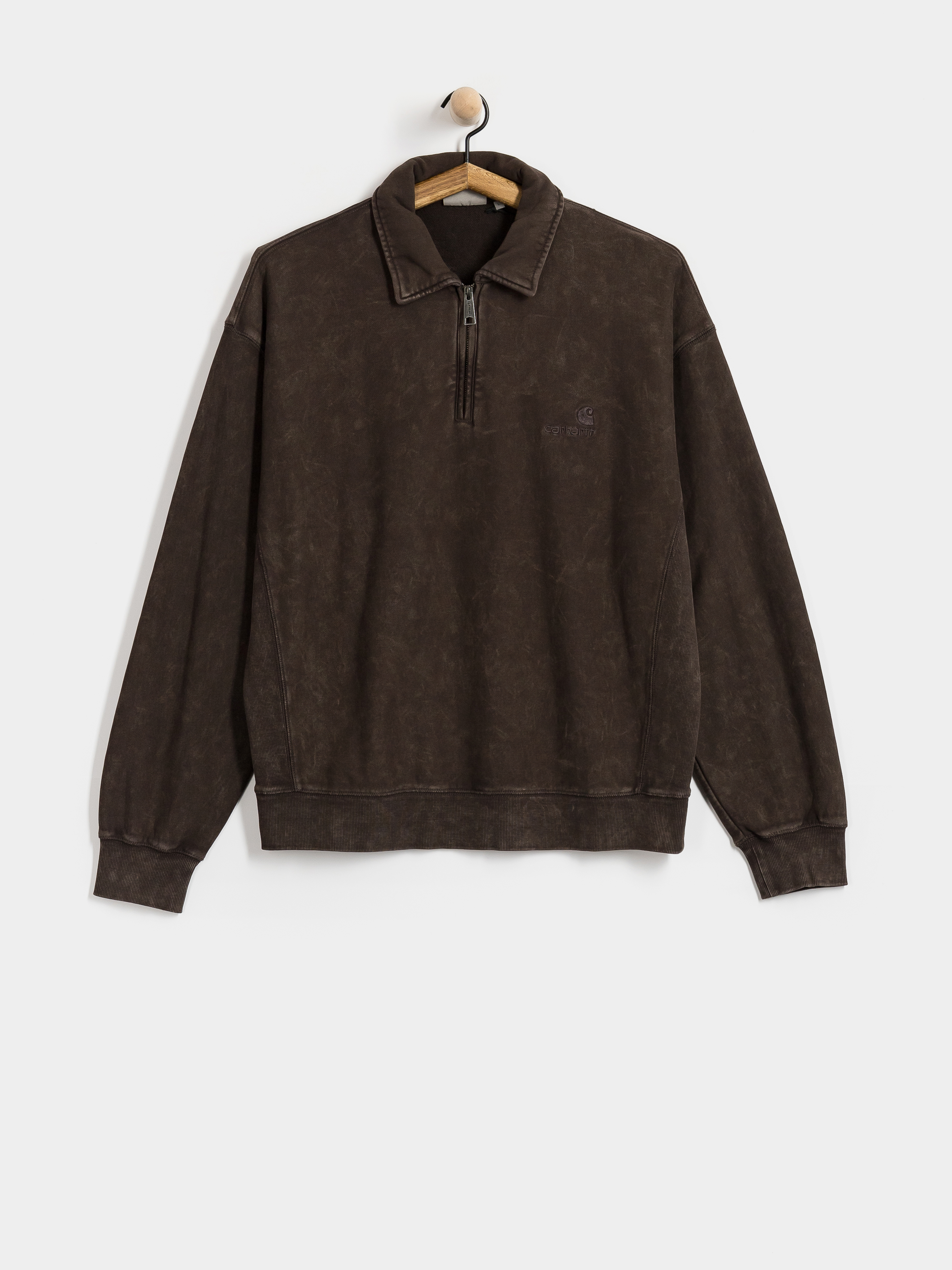 Bluza Carhartt WIP Lambert Polo (tobacco/moon wash)