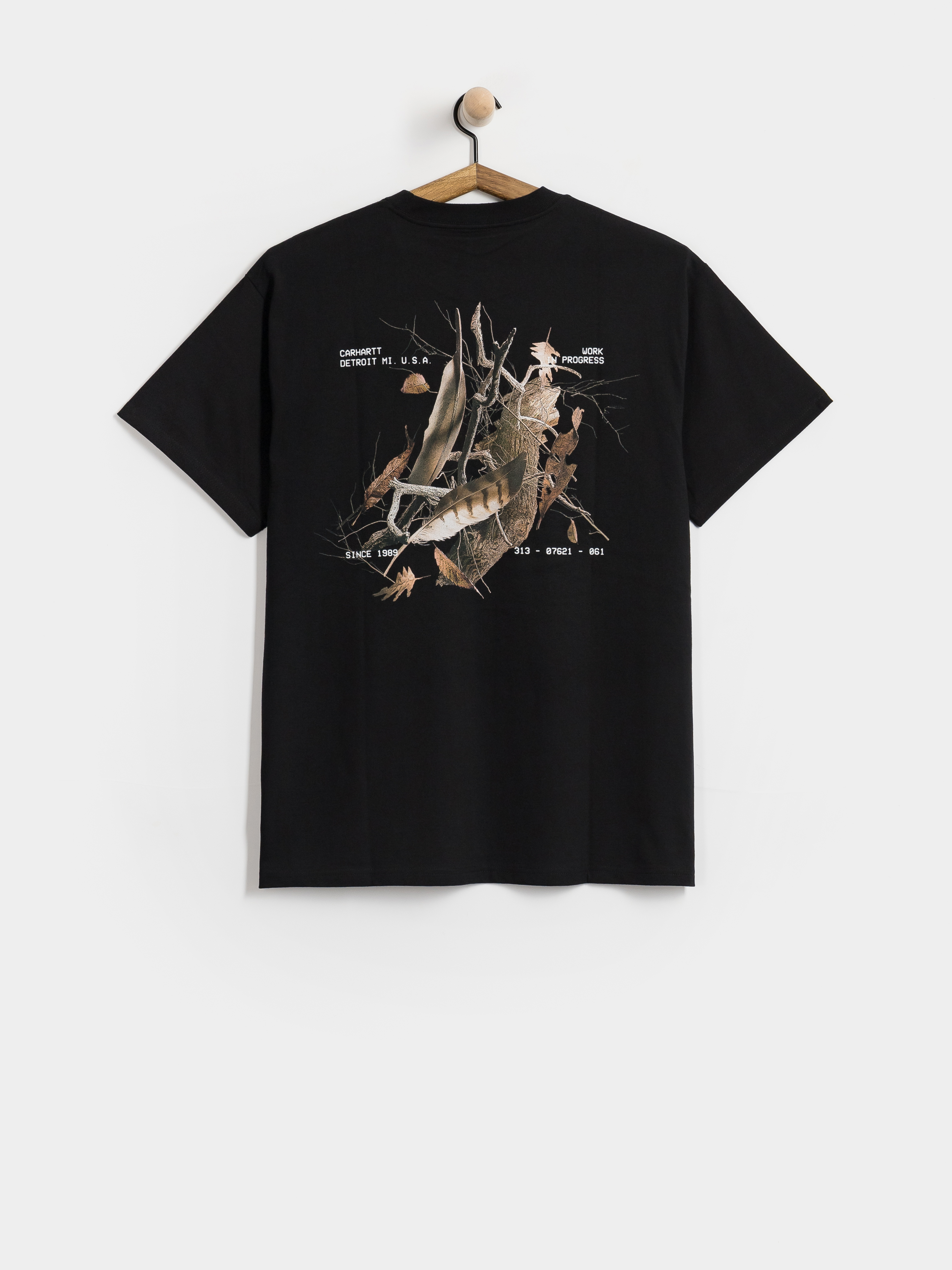 T-shirt Carhartt WIP Feather Progress (black)