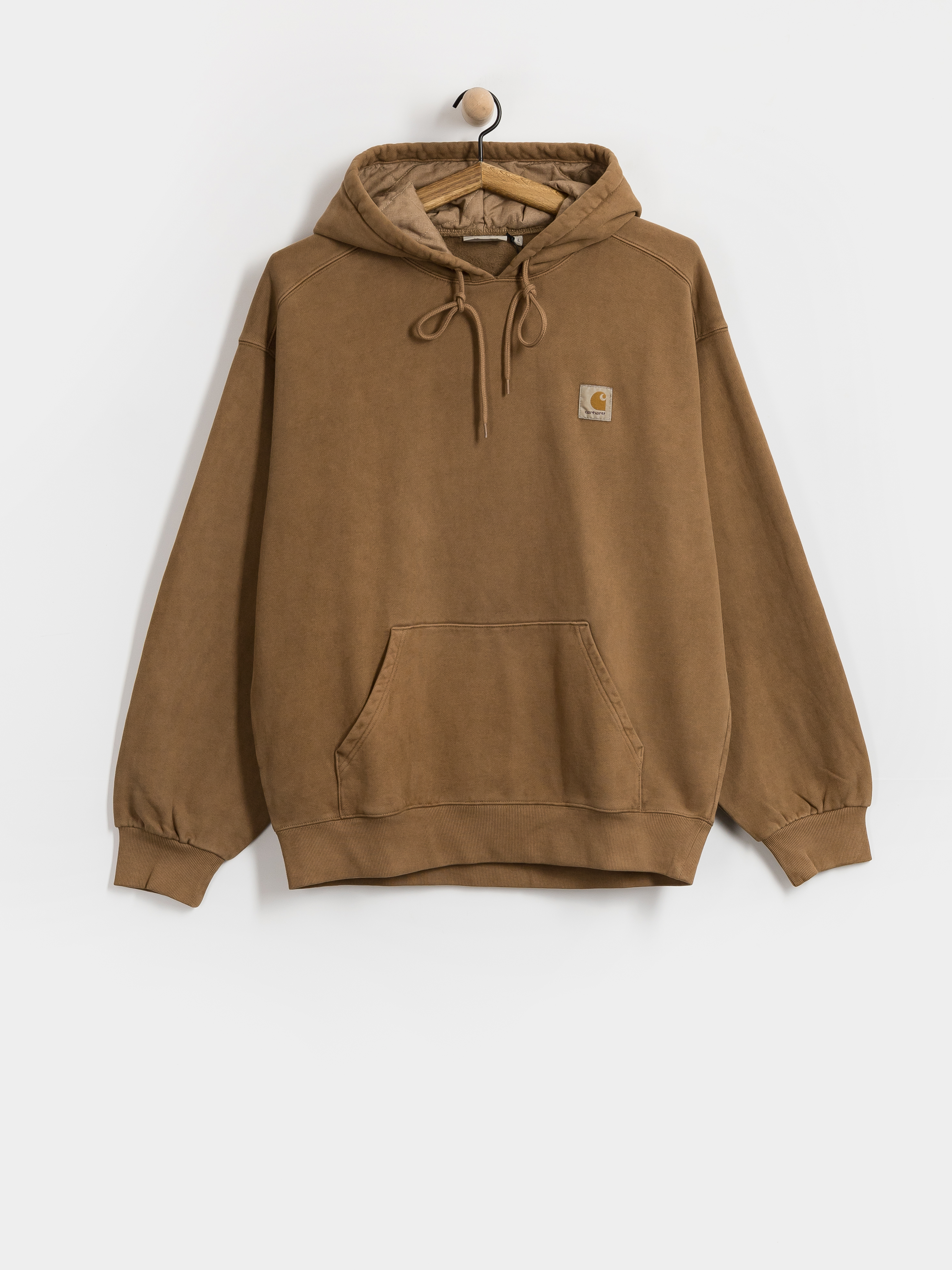 Bluza z kapturem Carhartt WIP Vista HD (wip h brown/garment dyed)