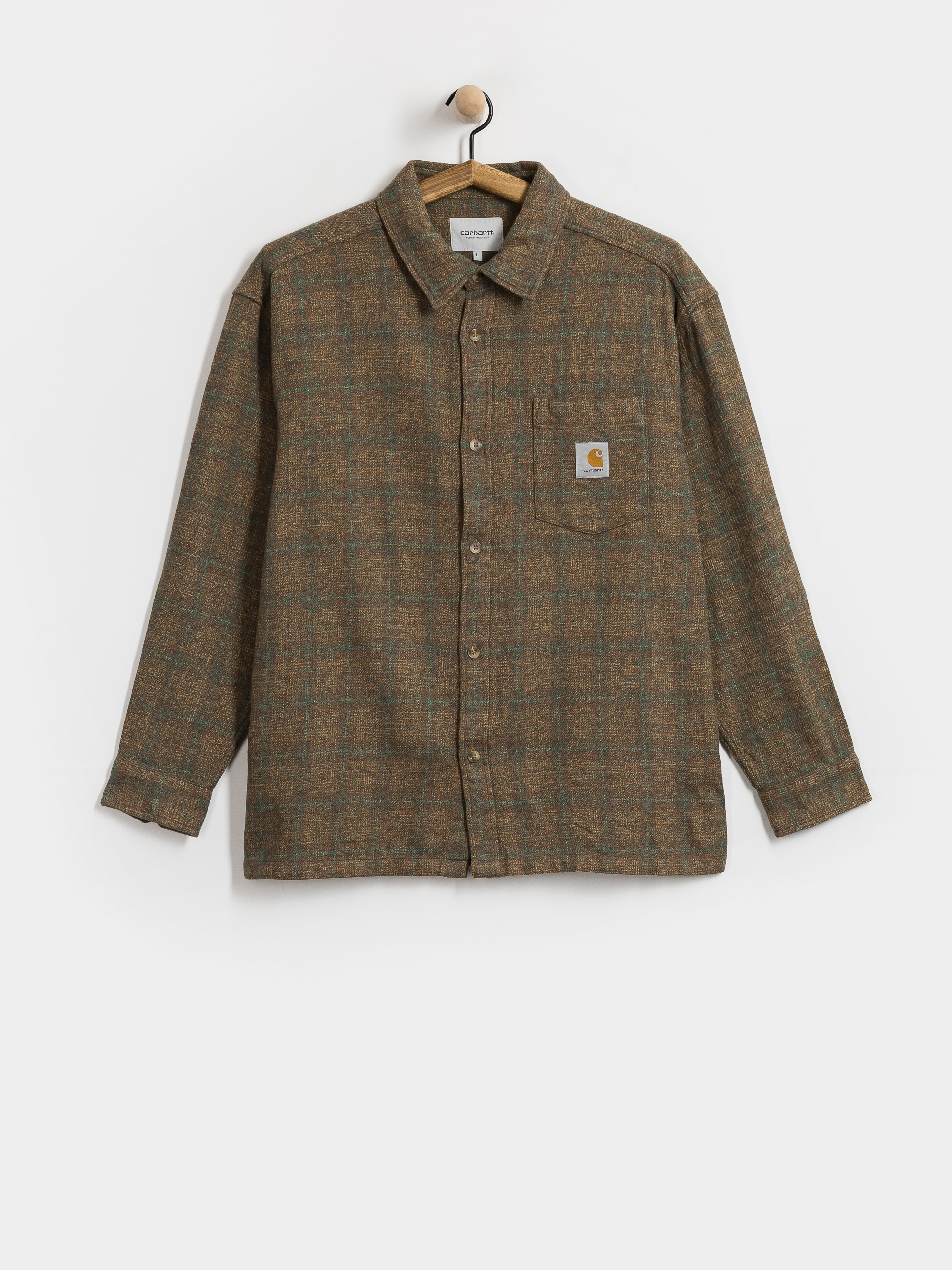 Koszula Carhartt WIP Bagley (bagley check hamilton brown)