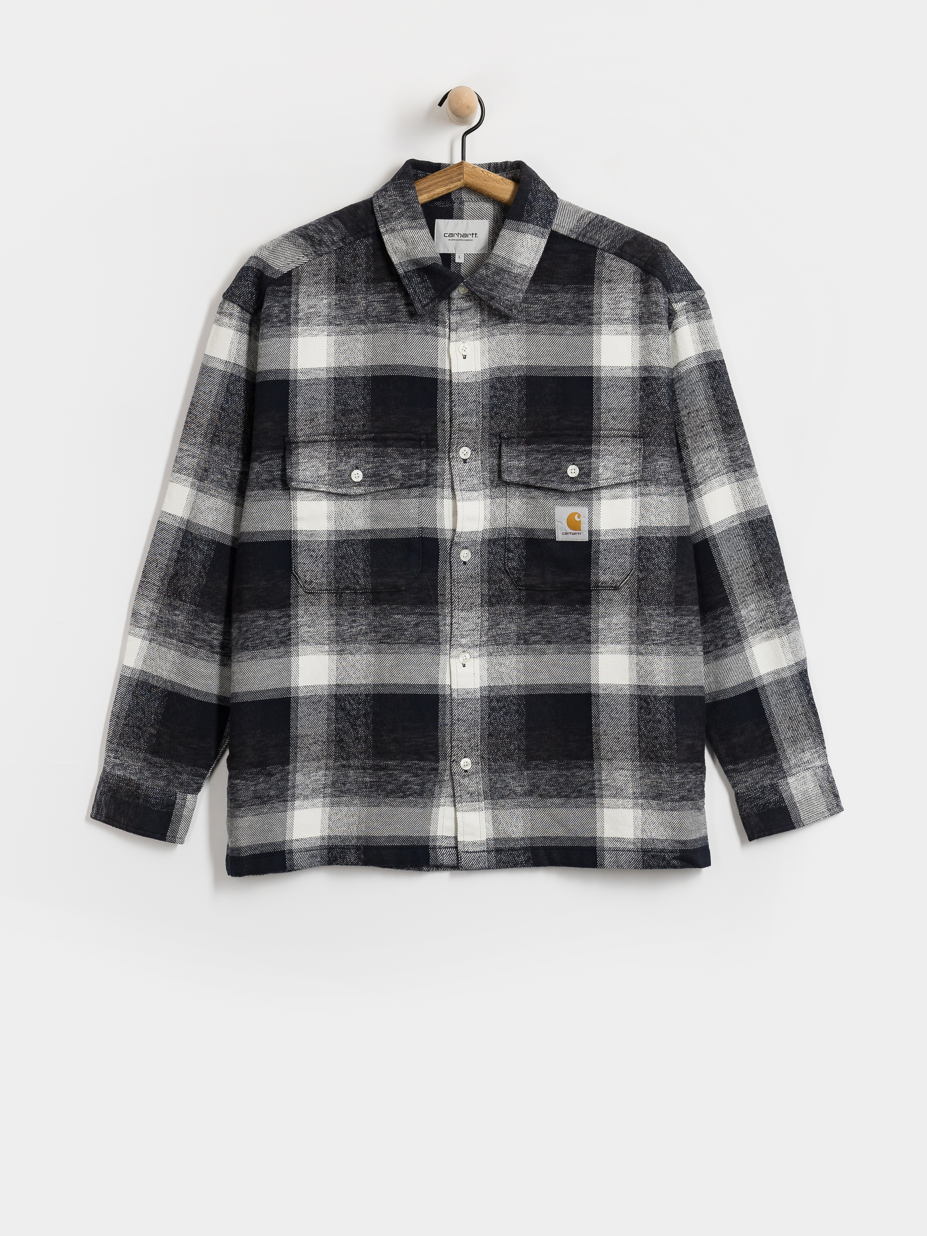 Koszula Carhartt WIP Esterson (esterson check dark navy)