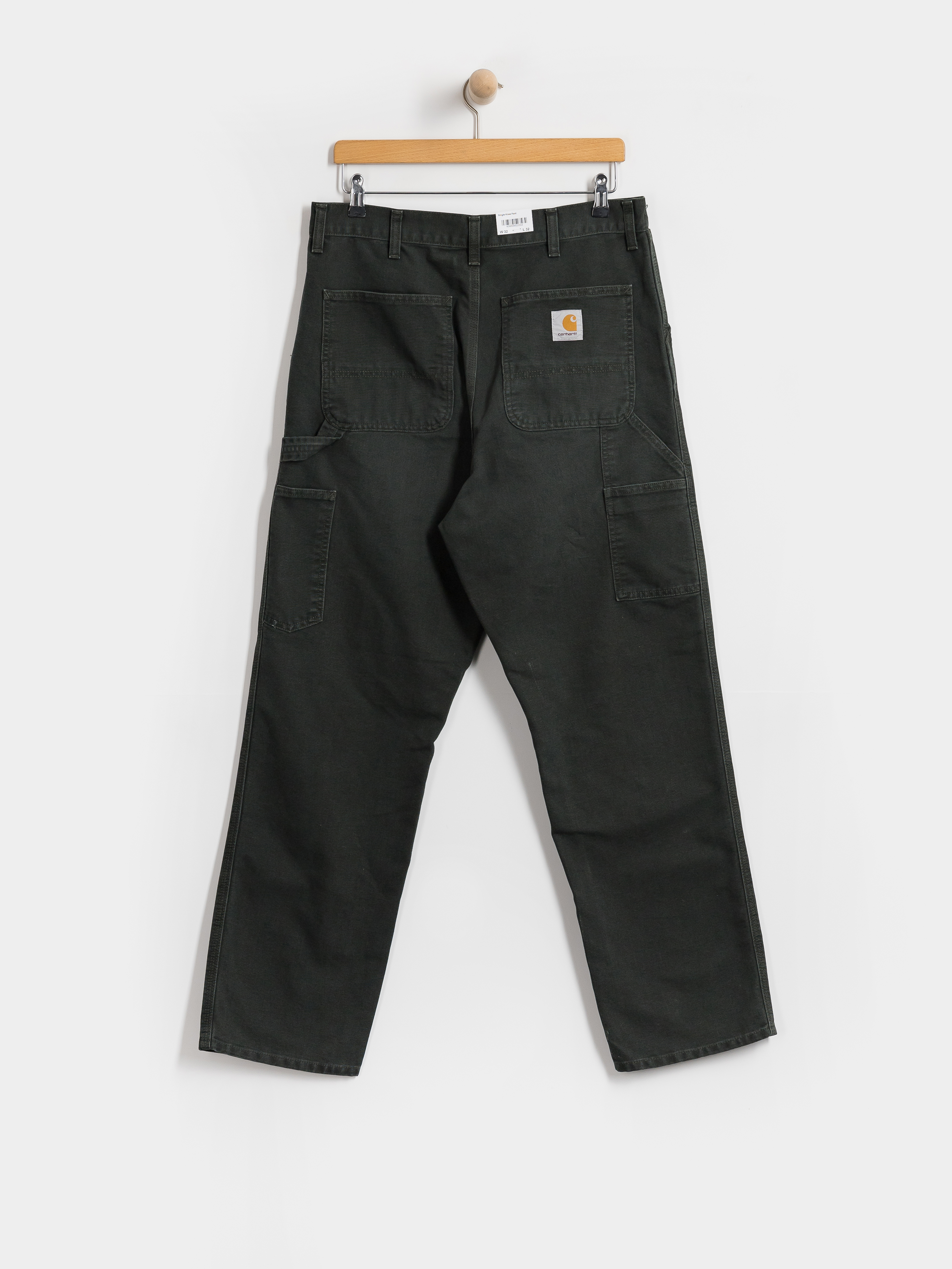 Spodnie Carhartt WIP Single Knee (raven/stone canvas)
