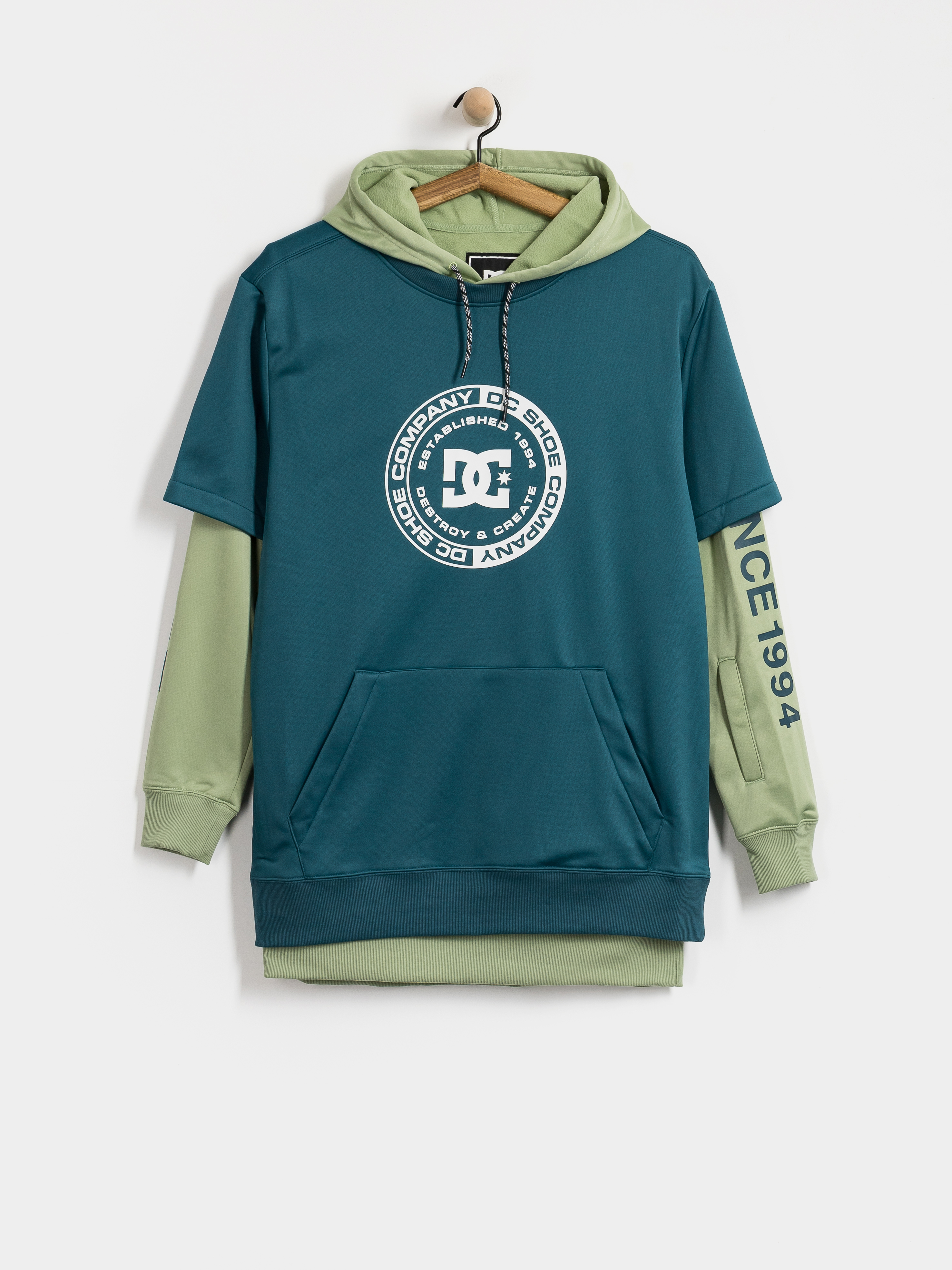 Męska Bluza aktywna DC Dryden (deep teal)