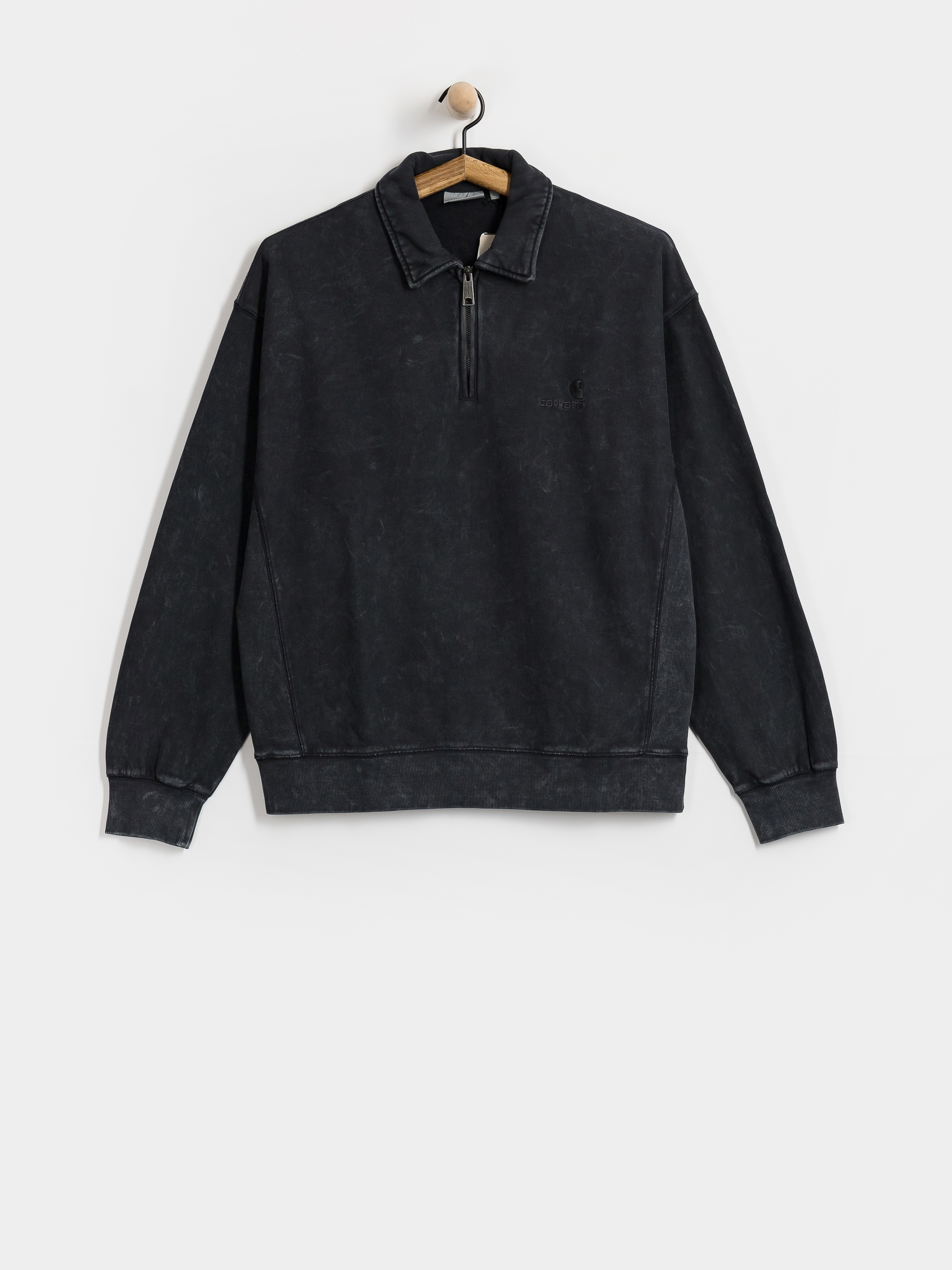 Bluza Carhartt WIP Lambert Polo (black/moon wash)