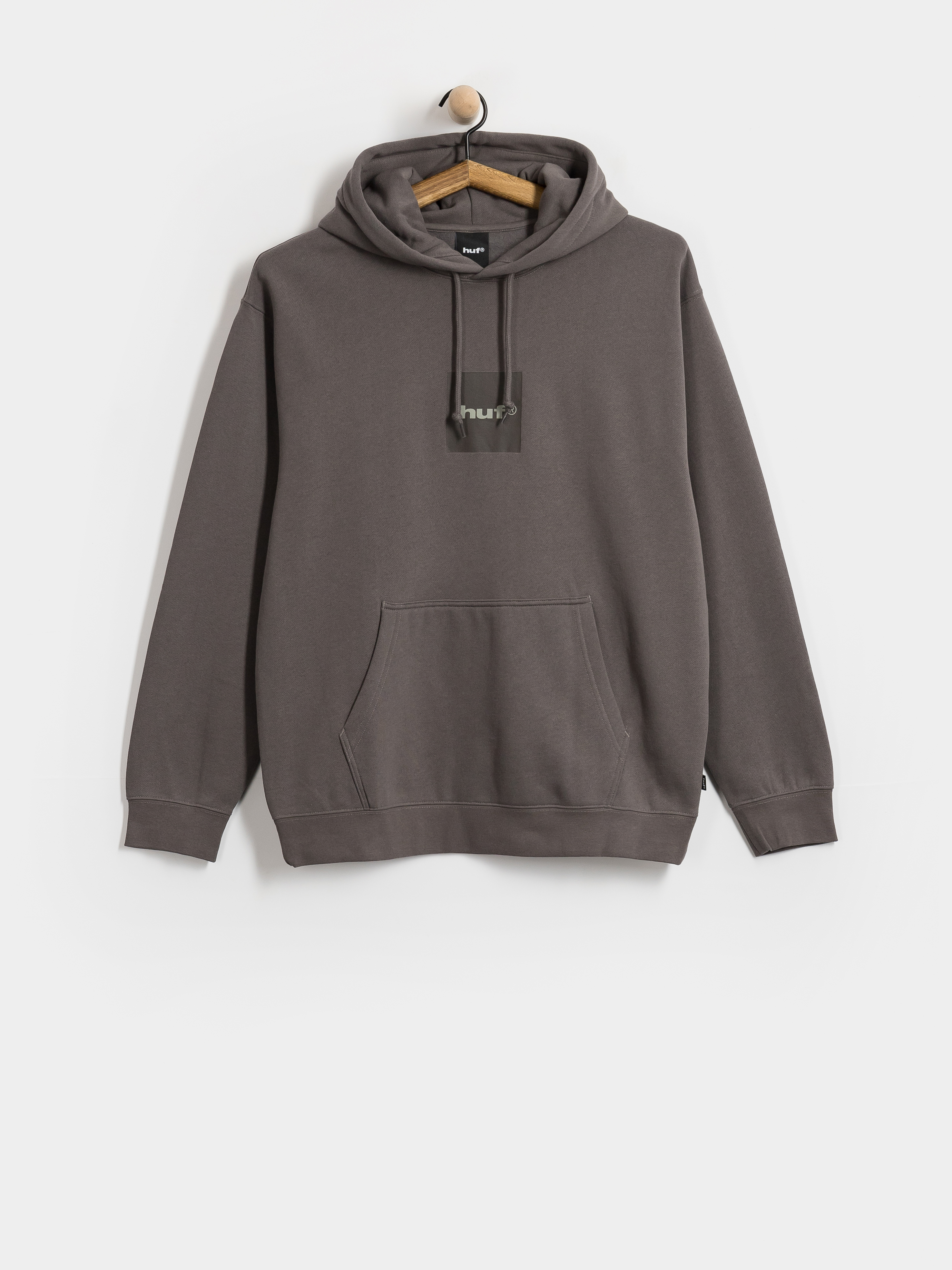 Bluza z kapturem HUF Box Logo HD (dark earth brown)