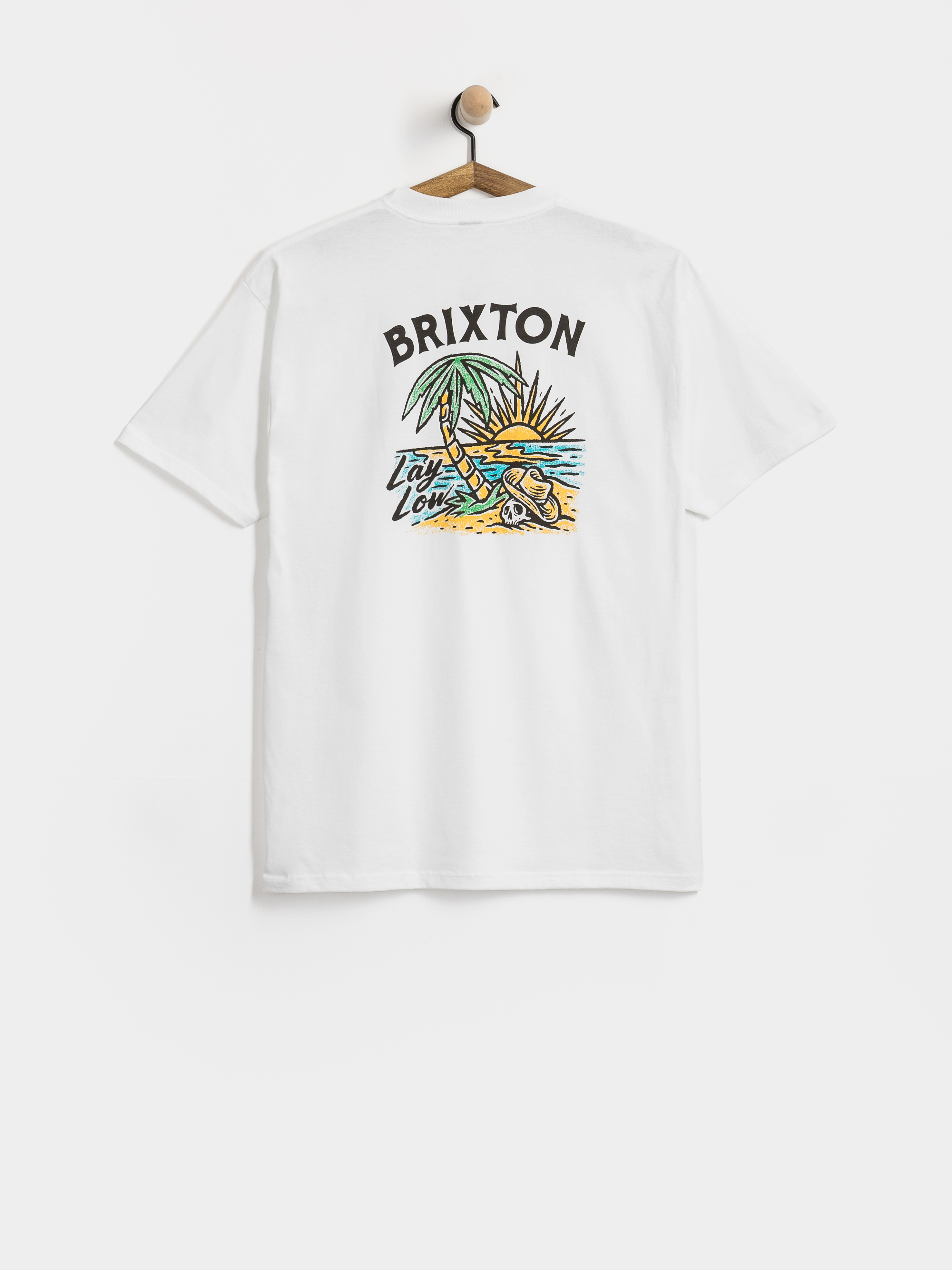 T-shirt Brixton Lay Low Stnd (white)