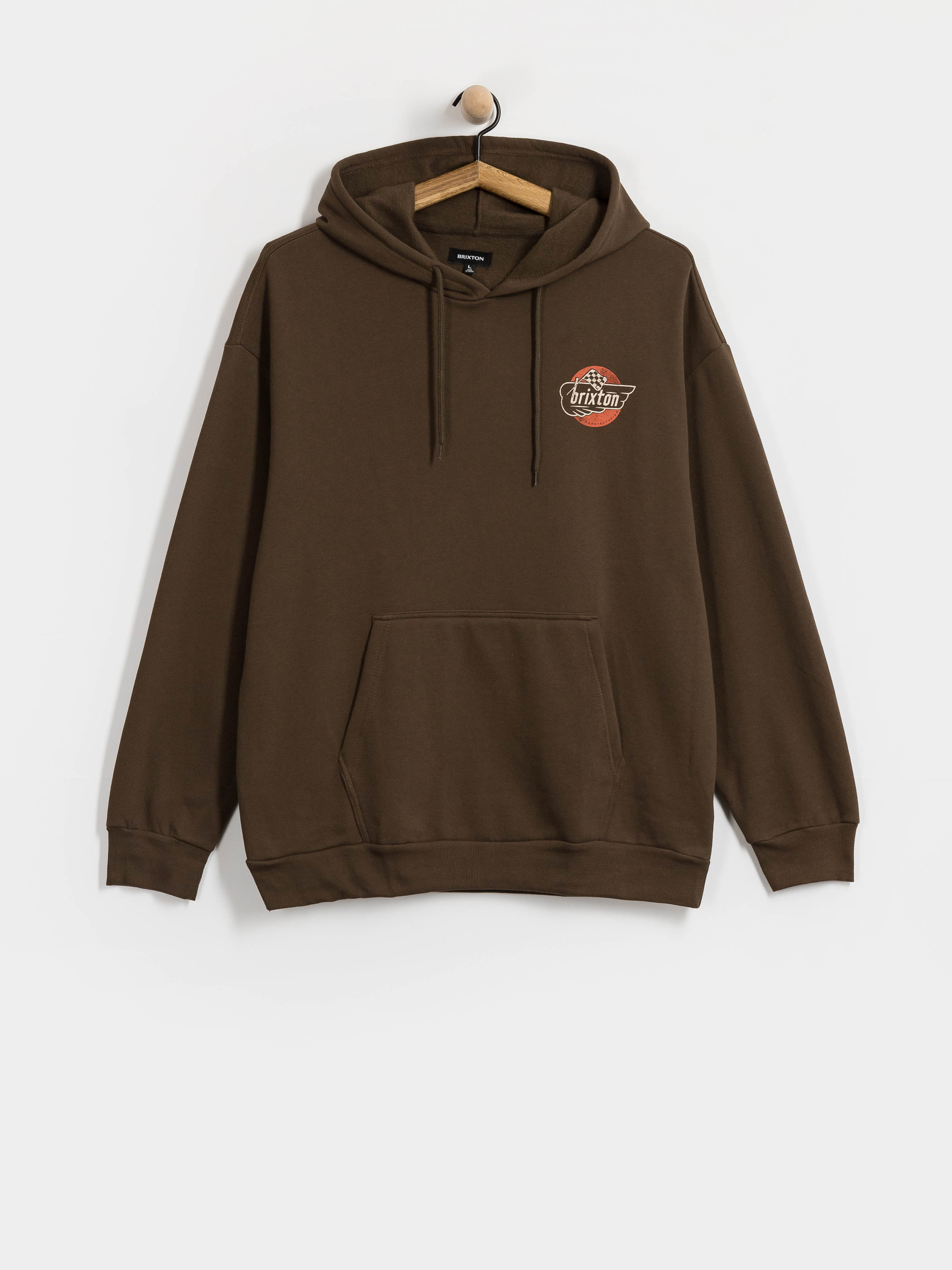 Bluza z kapturem Brixton Heyward HD (walnut brown)