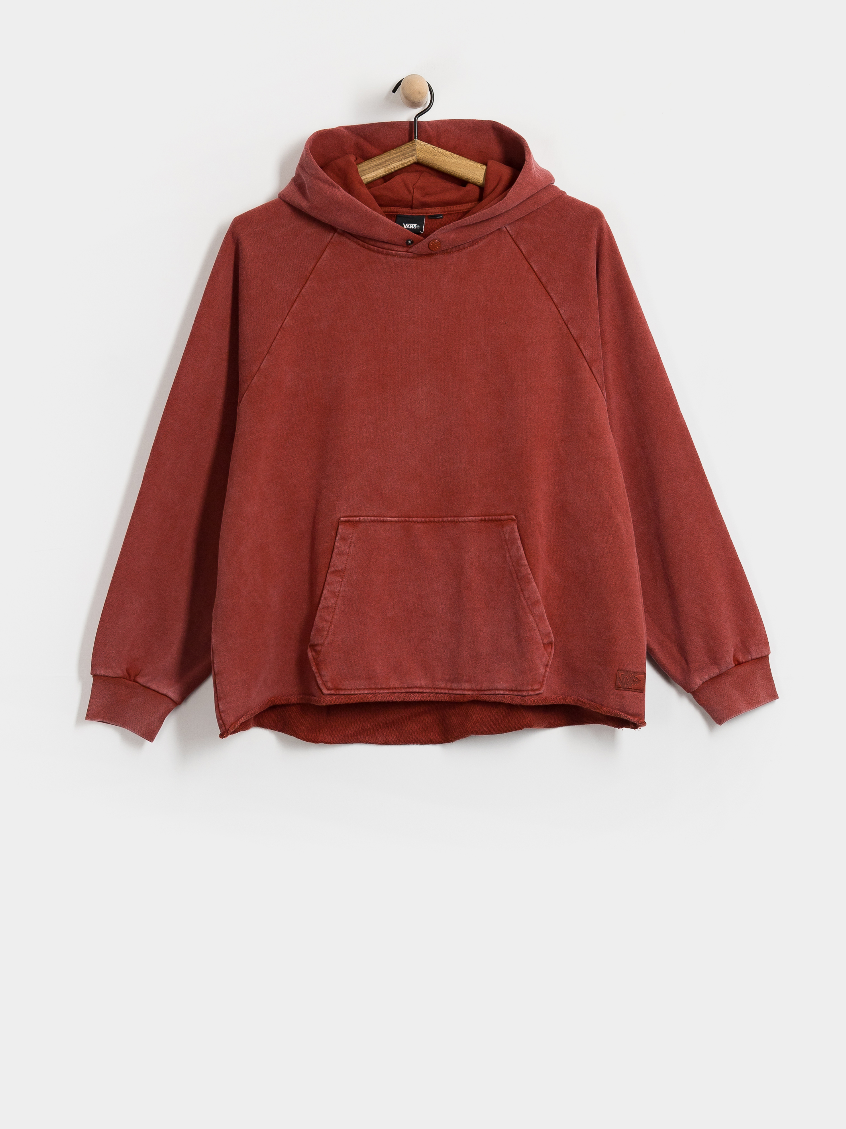 Bluza z kapturem Vans Tilt Rolled Hem HD (poppy ember)