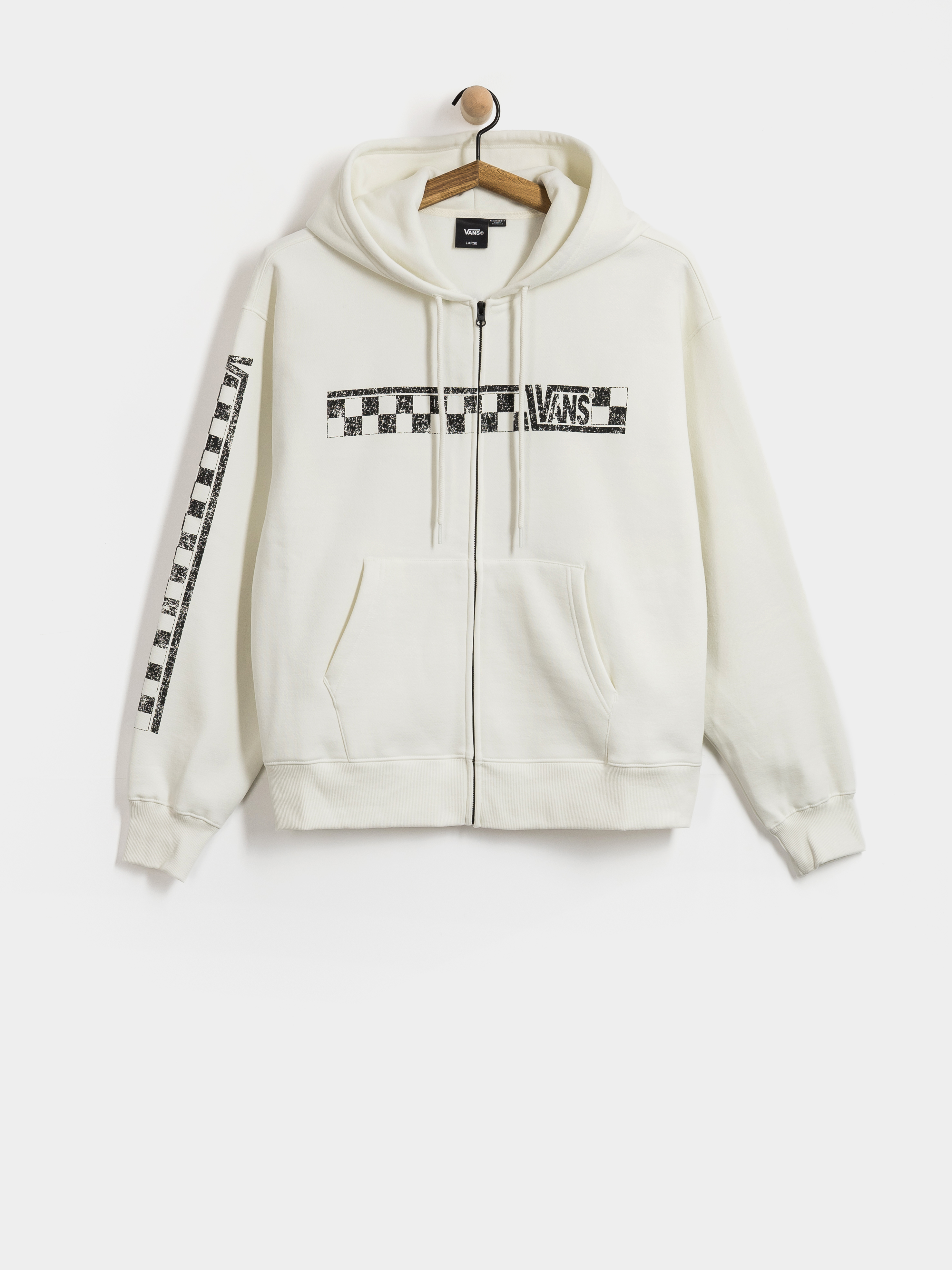 Bluza z kapturem Vans Racing ZHD (marshmallow)