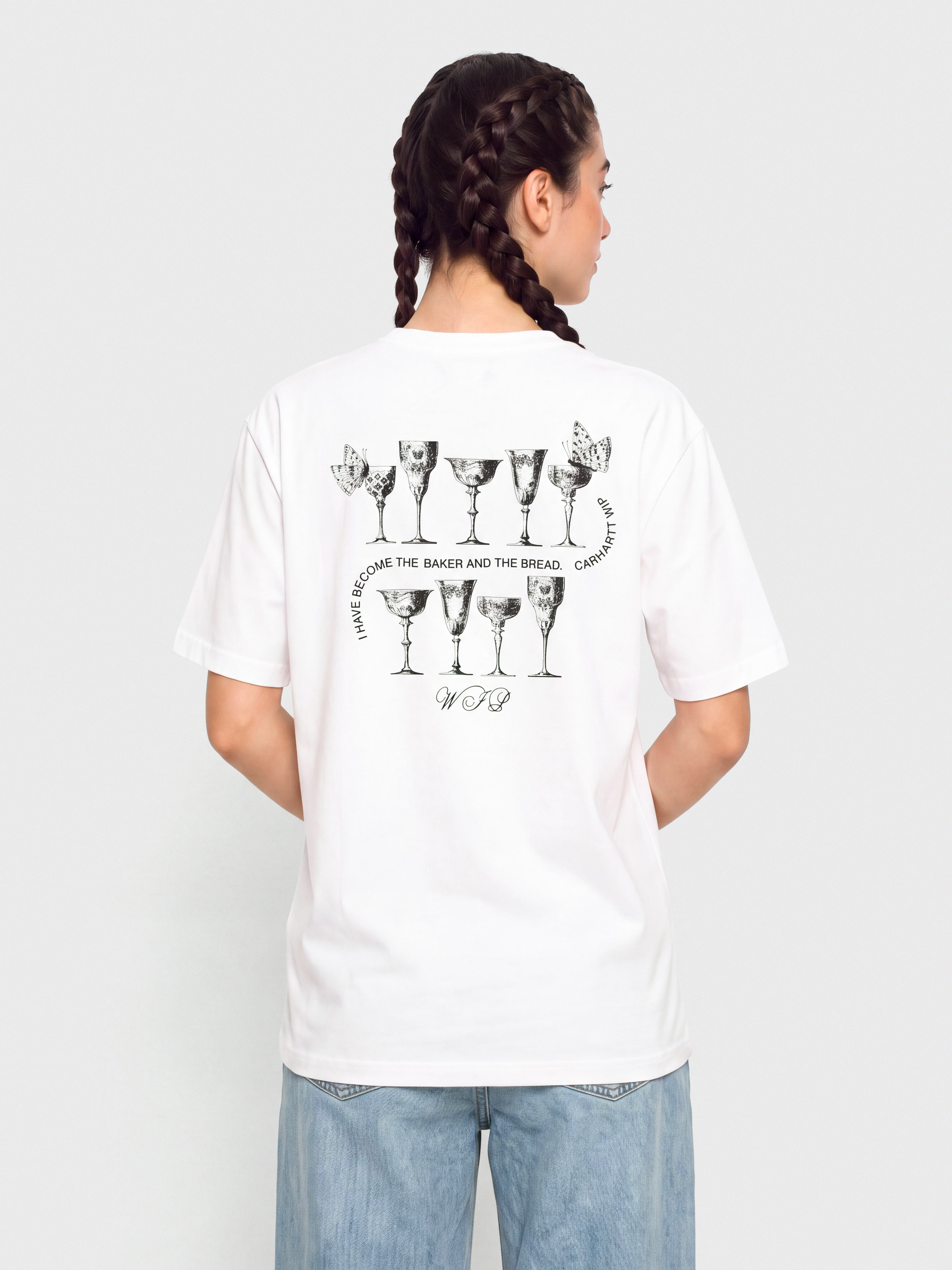 T-shirt Carhartt WIP Silver Cups Wmn (white)