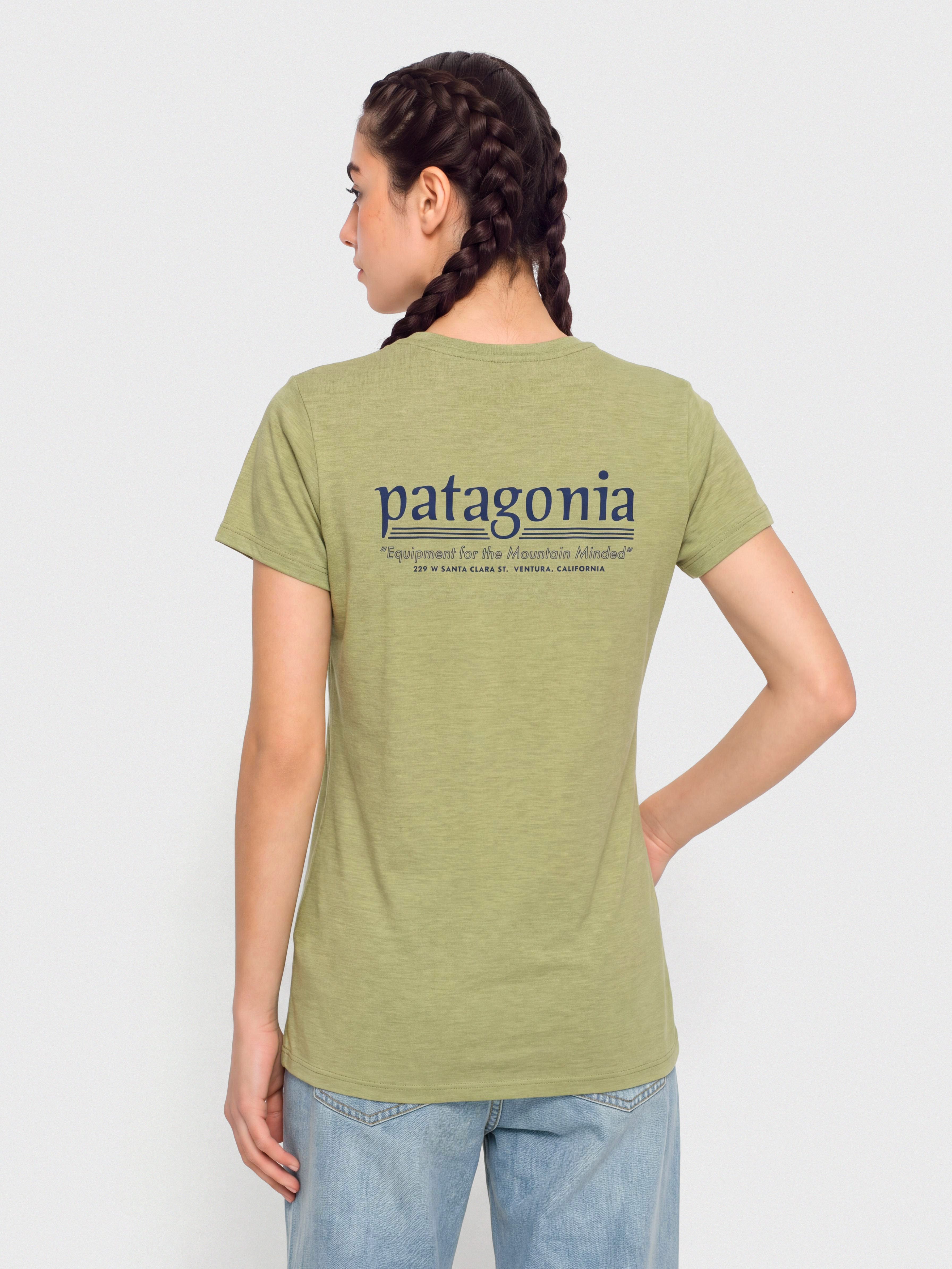 T-shirt Patagonia Cap Cool Daily Hut Tripper Wmn (gumtree green light gumtree green x dye)