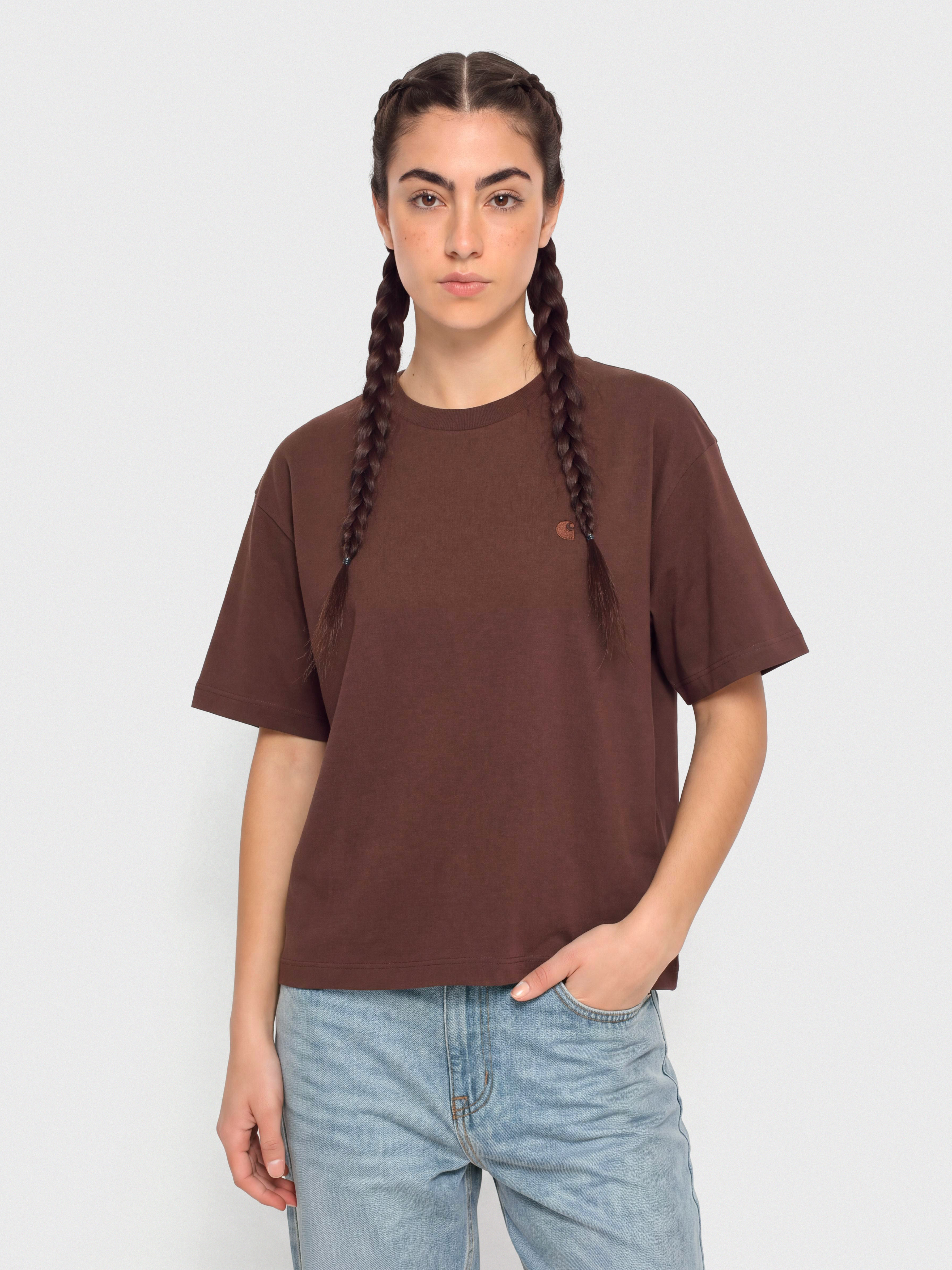 T-shirt Carhartt WIP Chester Wmn (amarone)
