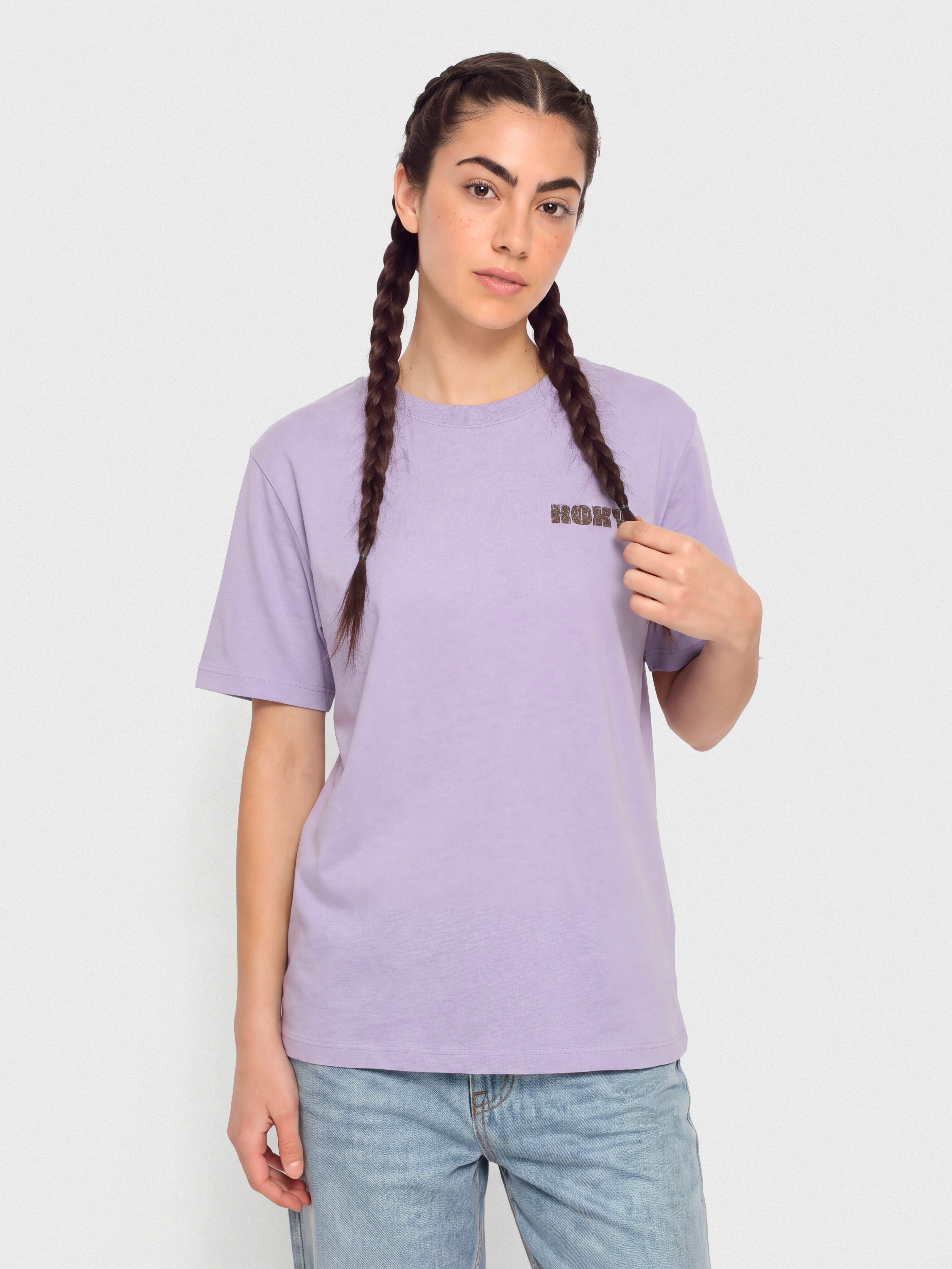 T-shirt Roxy Oceanregular Poster Wmn (viola)